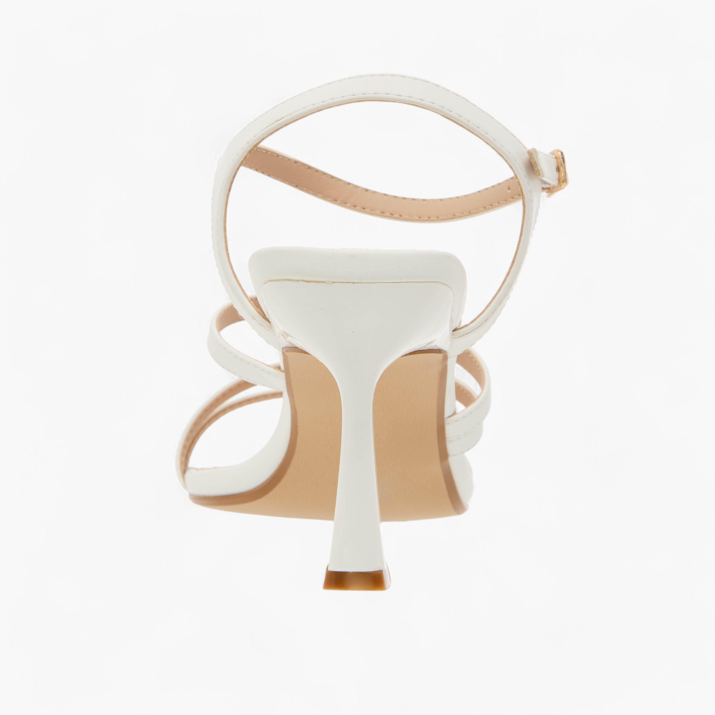 Flora Bella Solid Strap Sandals with Flared Heels and Buckle Closure-women-shoes-sandals-heeled-image-5