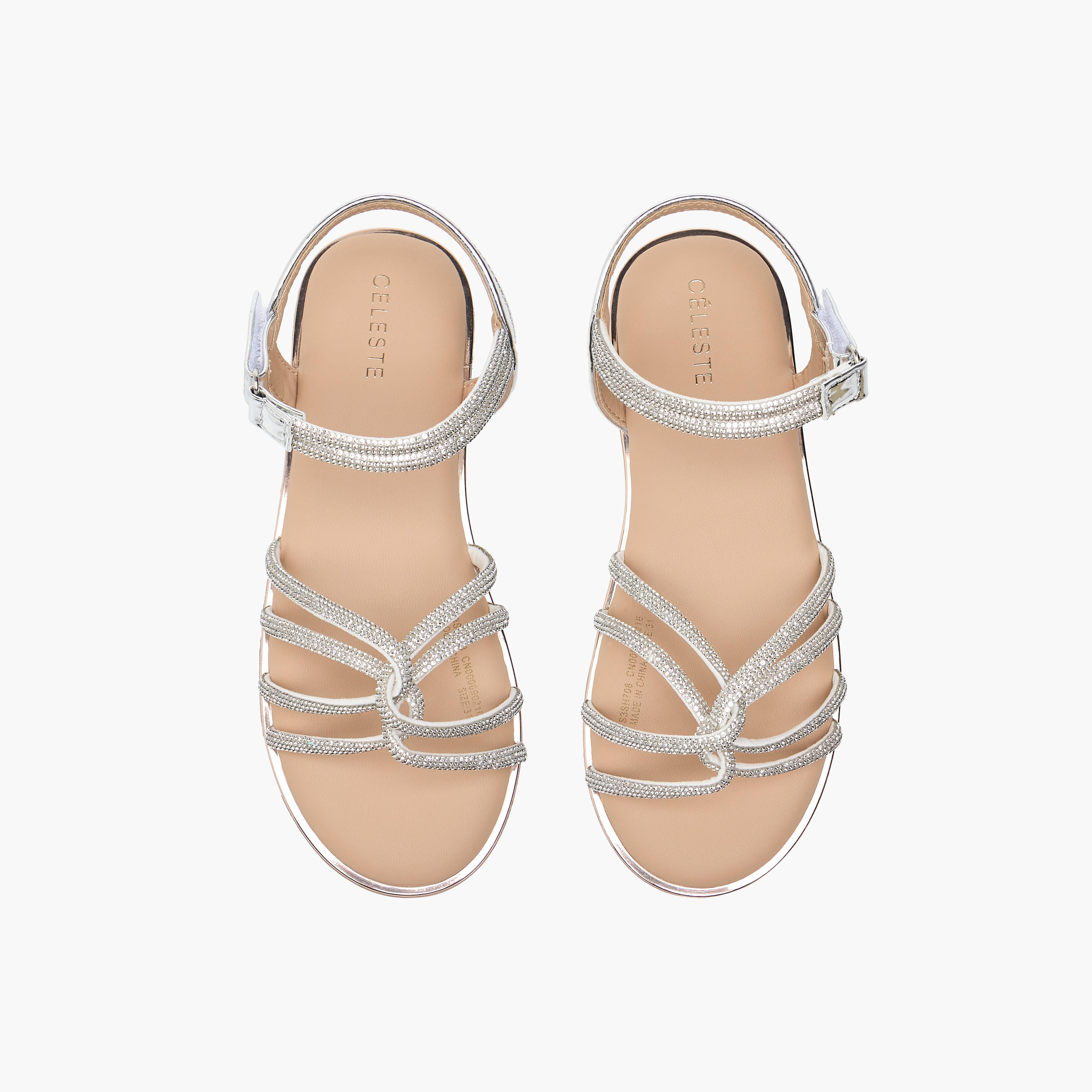 صنادل مزيّن بشريط إغلاق لاصق للبنات من سيليست-girls-shoes-sandals-image-4