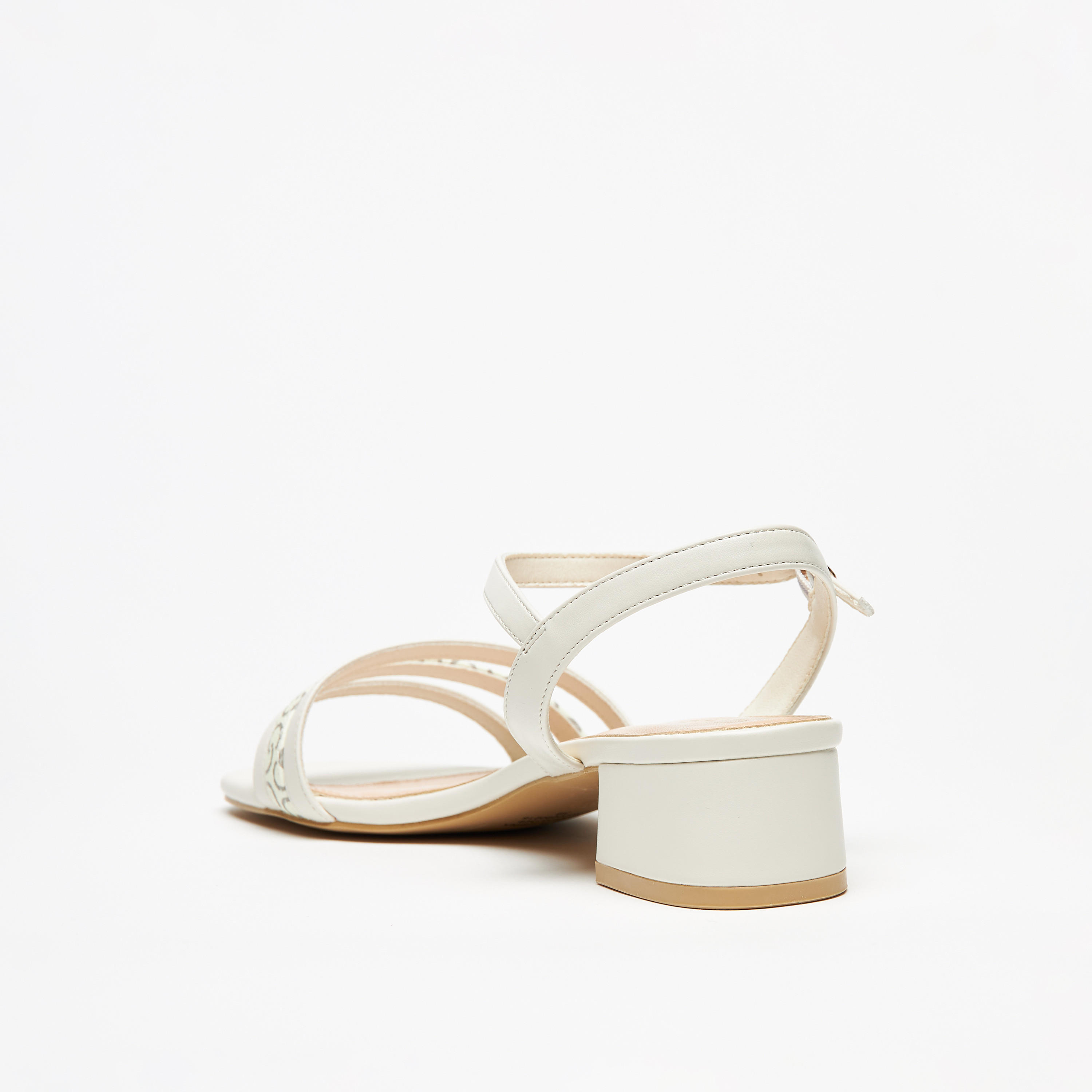 Celeste Women's Solid Sandals with Buckle Closure and Block Heel-women-shoes-heels-image-2