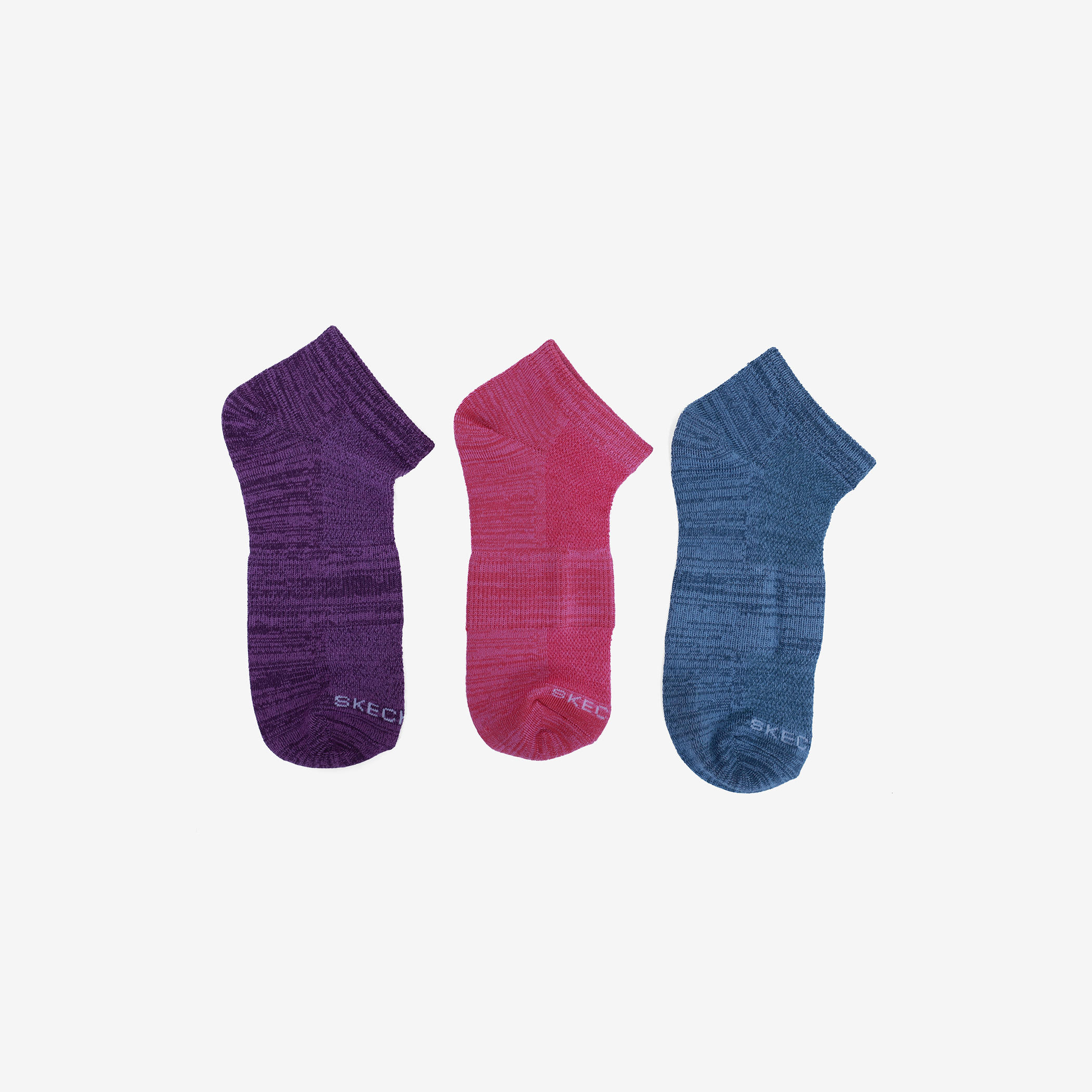 جوارب غير وبرية بقصة منخفضة من سكيتشرز - مجموعة من 3-women-socksandstockings-image-1