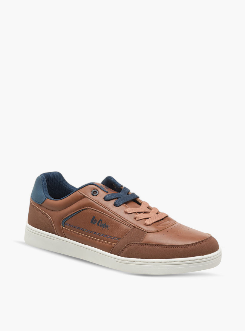 Lee Cooper Men's Solid Lace-Up Sneakers-men-shoes-sneakers-image-2
