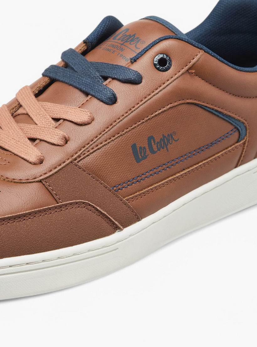Lee Cooper Men's Solid Lace-Up Sneakers-men-shoes-sneakers-image-3