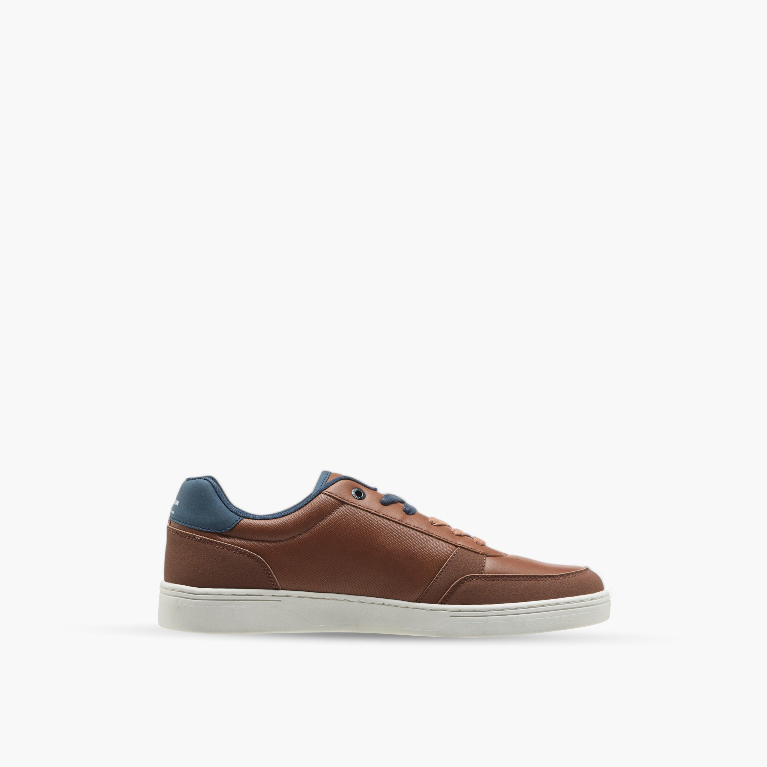 Lee Cooper Men's Solid Lace-Up Sneakers-men-shoes-sneakers-image-4