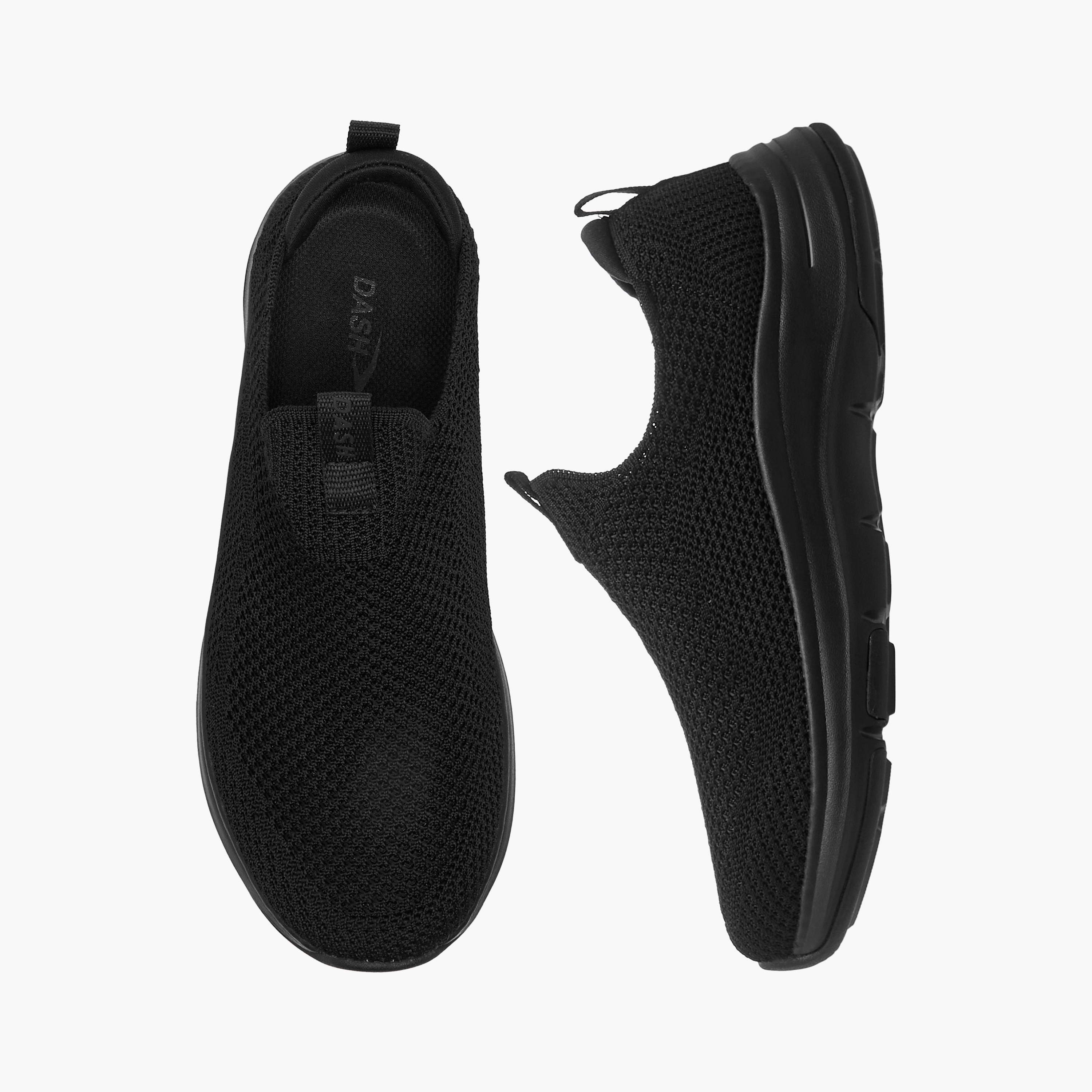Dash Textured Slip-on Sneakers with Pull Tab-women-shoes-sneakers-image-1