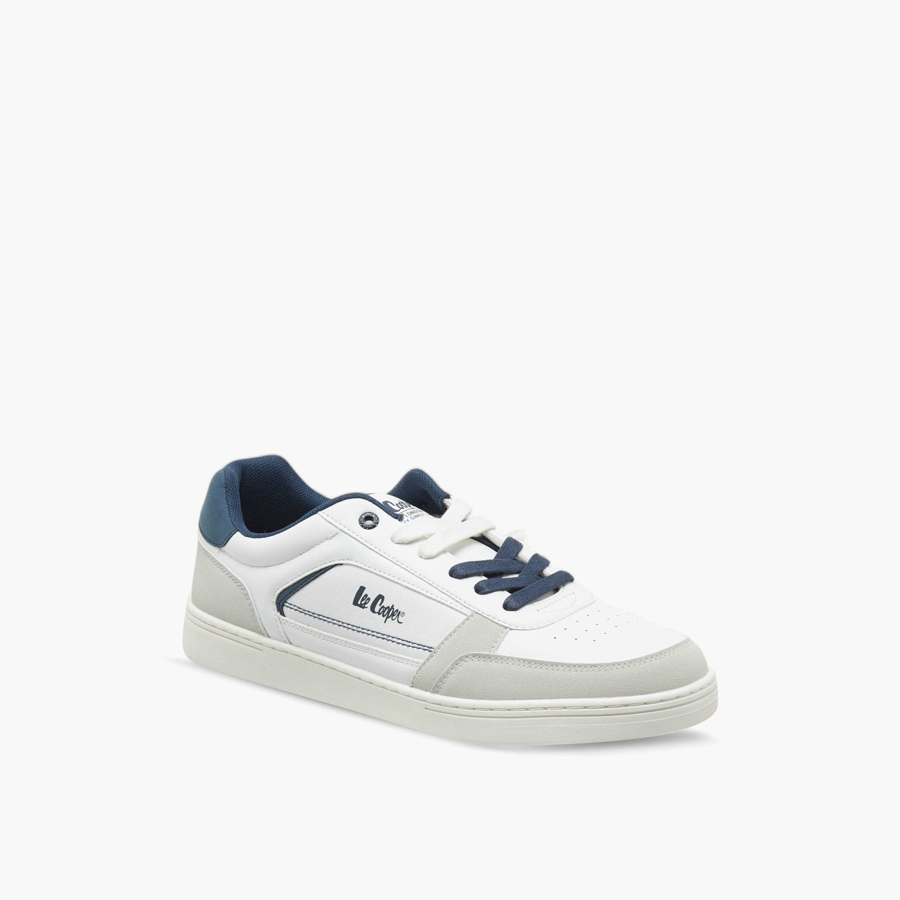 Lee Cooper Men's Solid Lace-Up Sneakers-men-shoes-sneakers-image-2