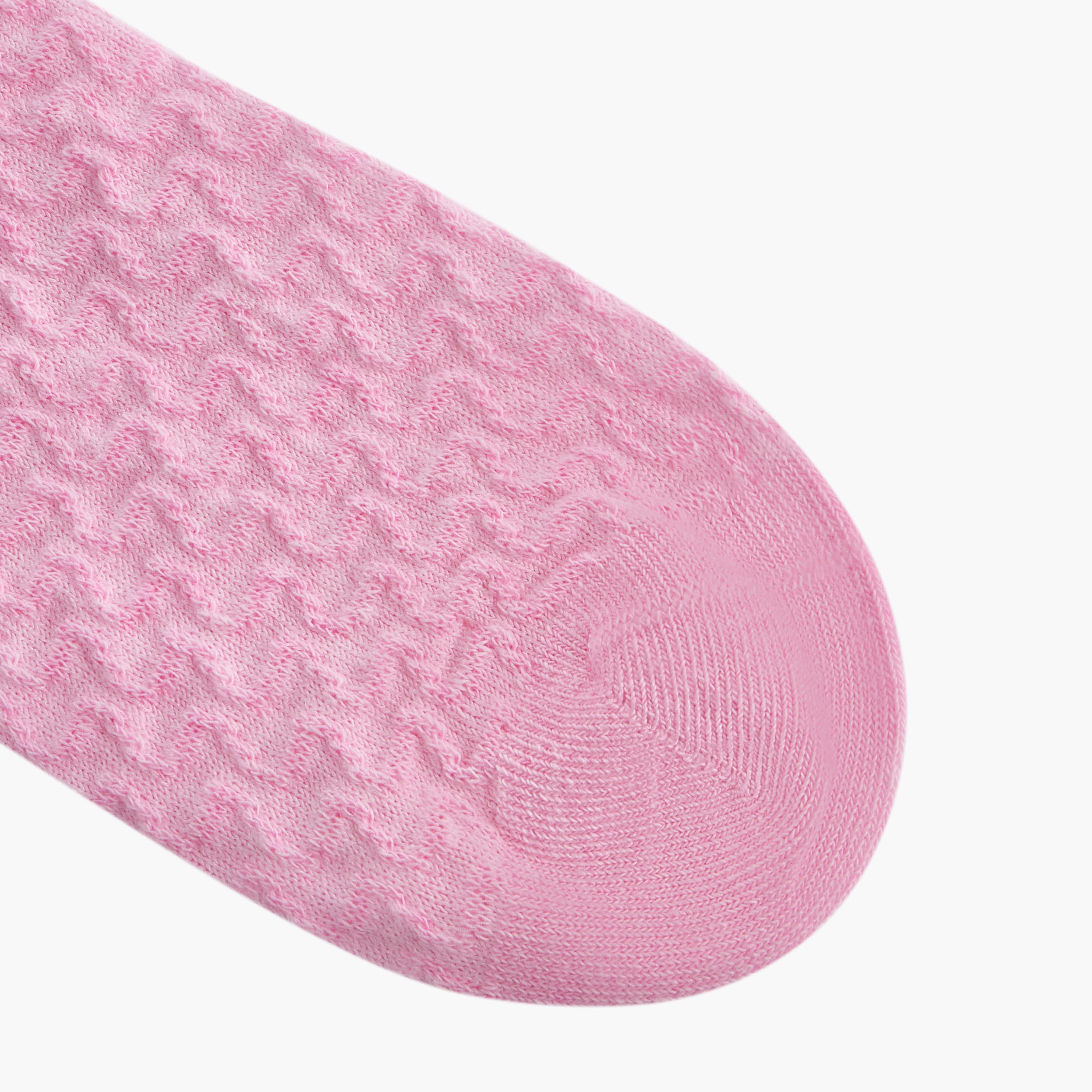 Flora Bella Textured Ankle Length Socks - Set of 5-women-socksandstockings-image-3