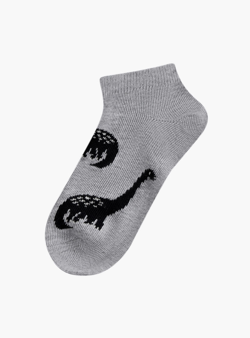 Juniors Assorted Ankle Length Socks - Set of 5-girls-accessories-socks-image-2