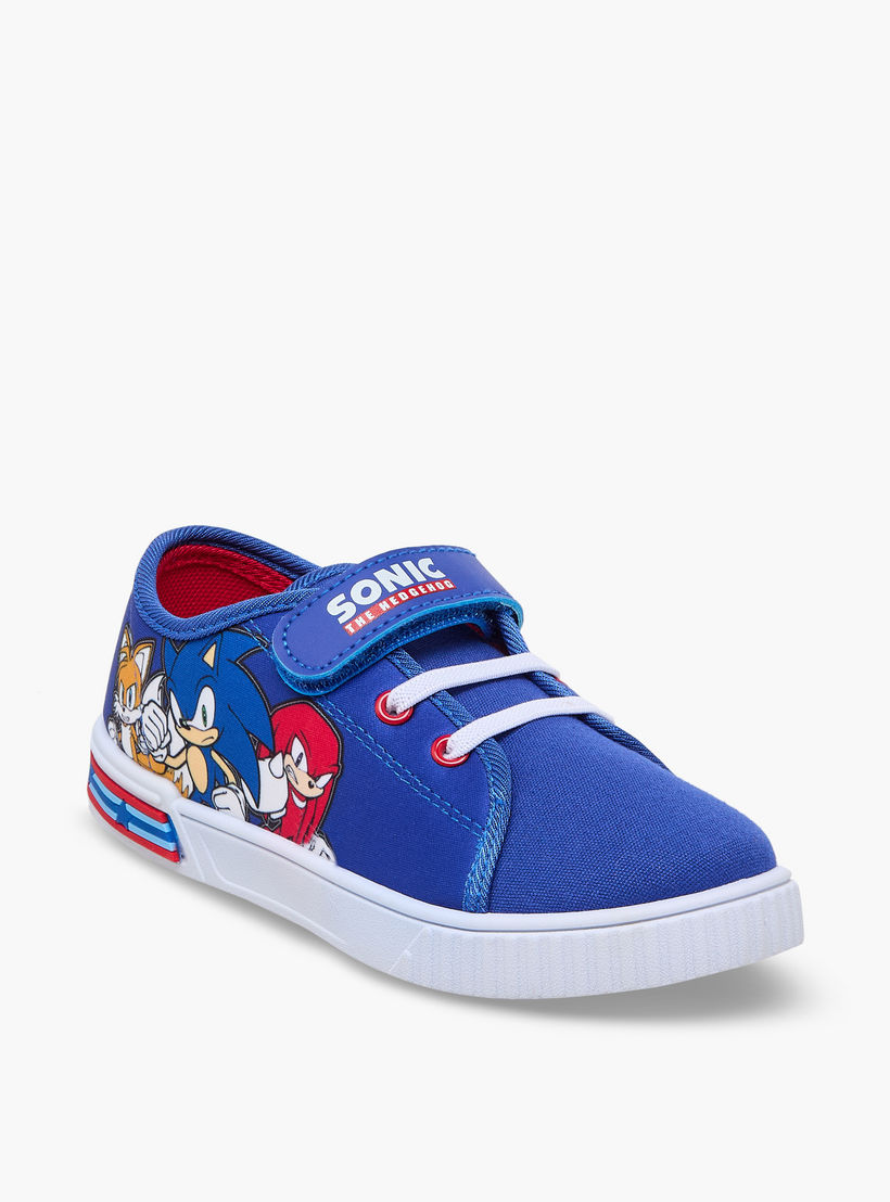 Sonic Boys Hook & Loop Ankle Sneakers-boys-shoes-sneakers-image-2