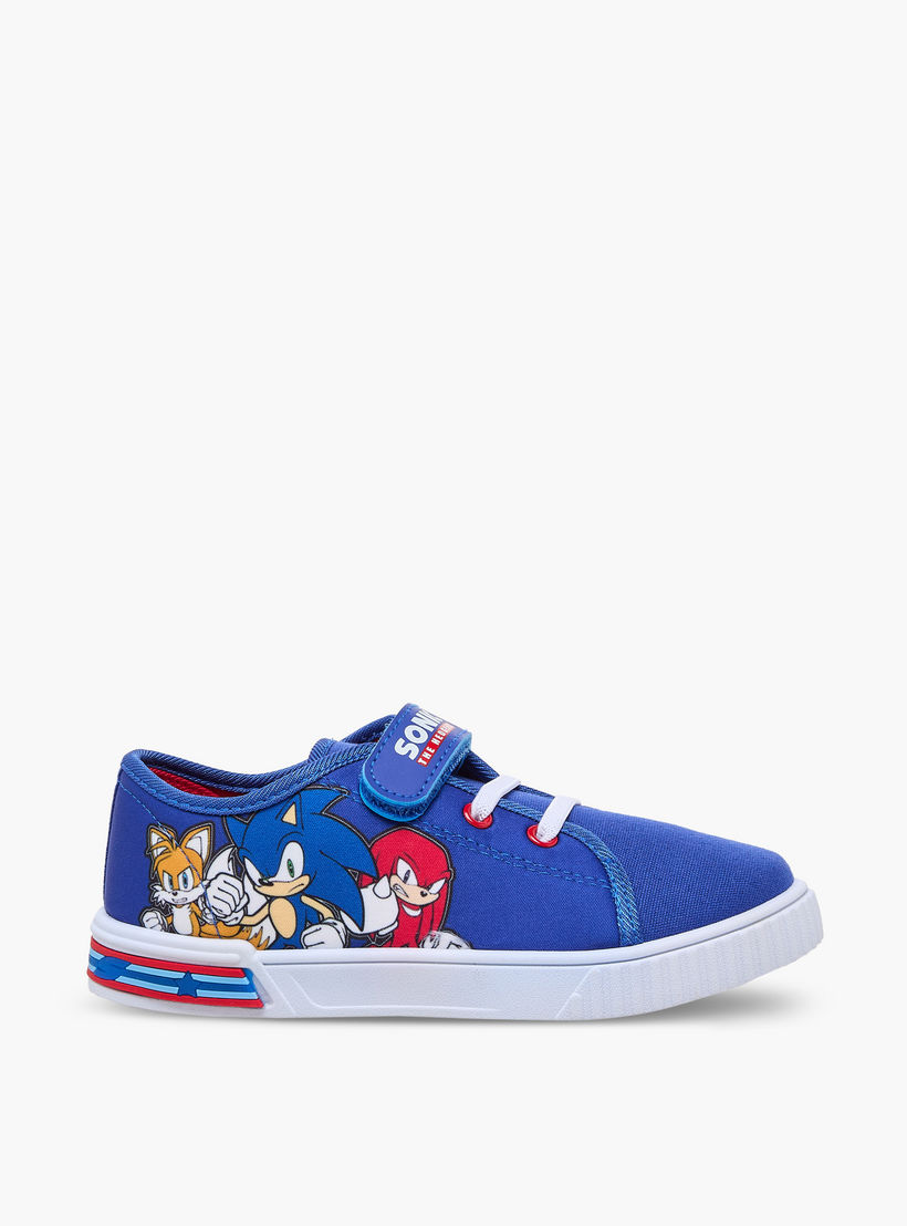 Sonic Boys Hook & Loop Ankle Sneakers-boys-shoes-sneakers-image-3