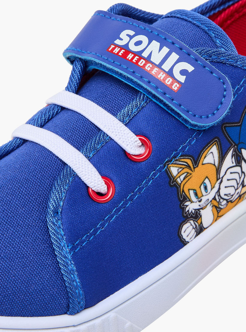 Sonic Boys Hook & Loop Ankle Sneakers-boys-shoes-sneakers-image-7