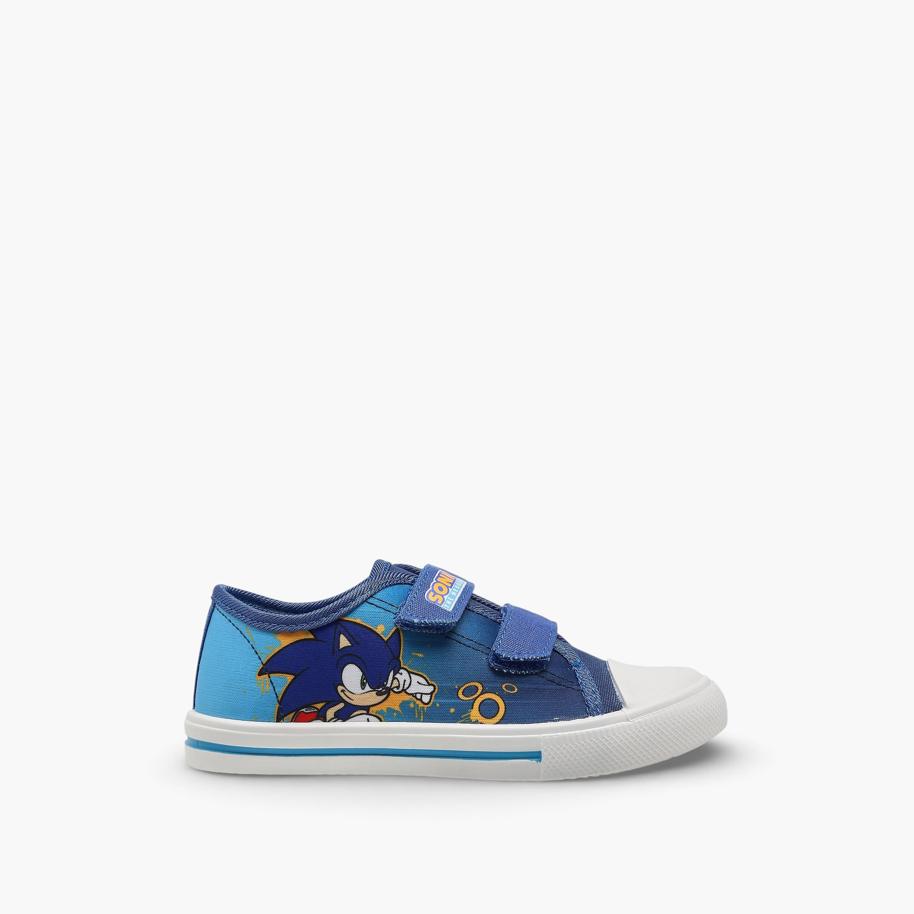حذاء سنيكرز بطول الكاحل وشريط إغلاق لاصق للأولاد من سونيك-boys-shoes-sneakers-image-3