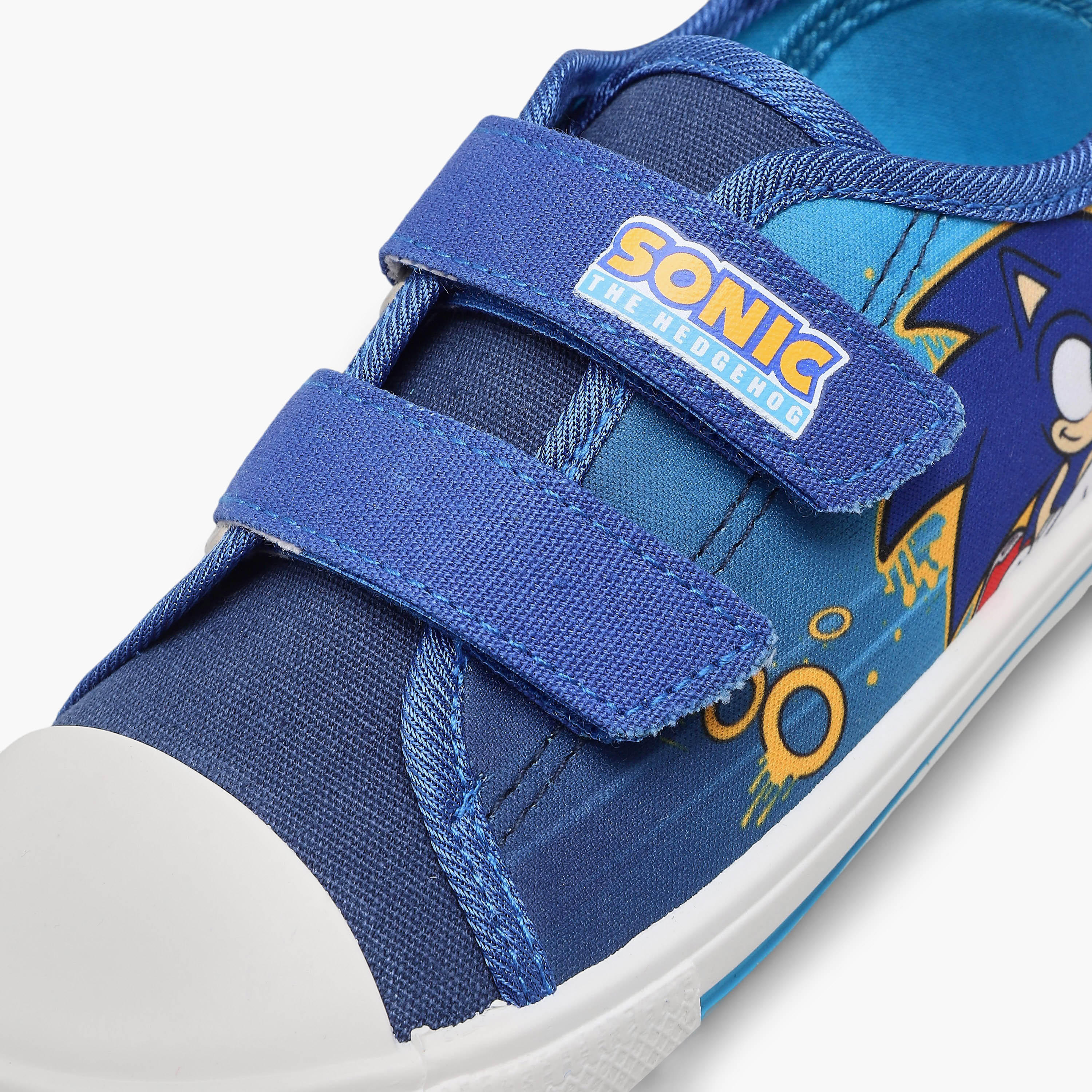 حذاء سنيكرز بطول الكاحل وشريط إغلاق لاصق للأولاد من سونيك-boys-shoes-sneakers-image-4