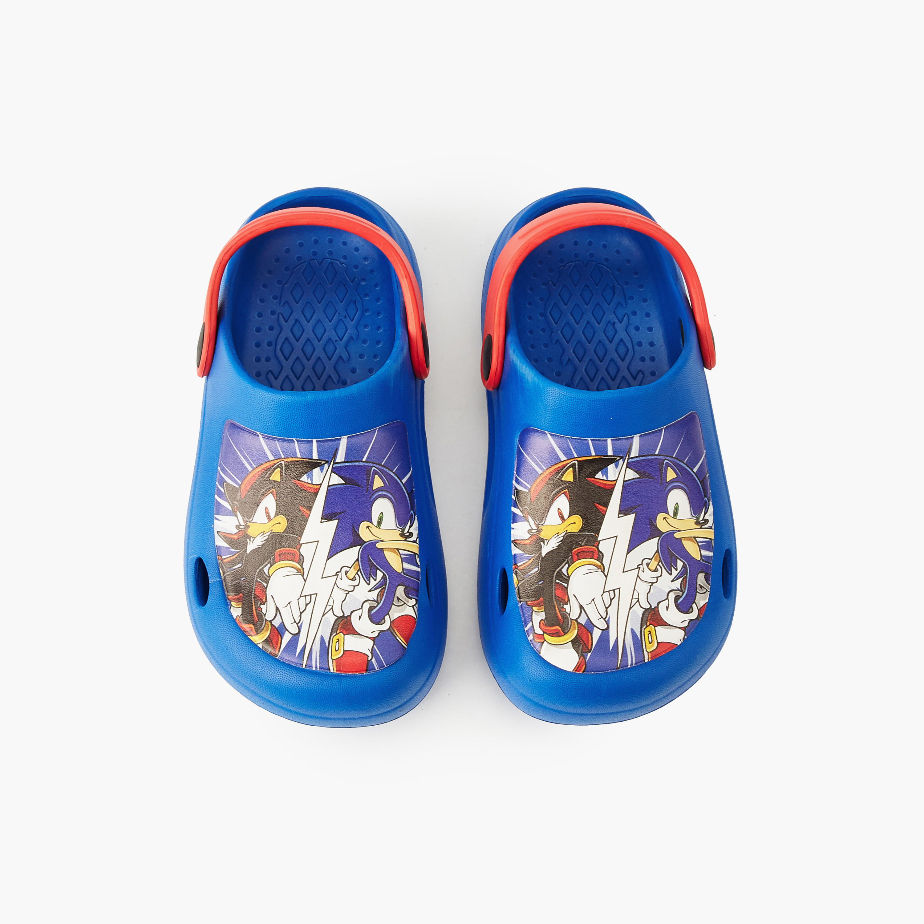 صندل كلوج بشريط خلفي بطبعات سونيك للأولاد-boys-shoes-sandals-image-1