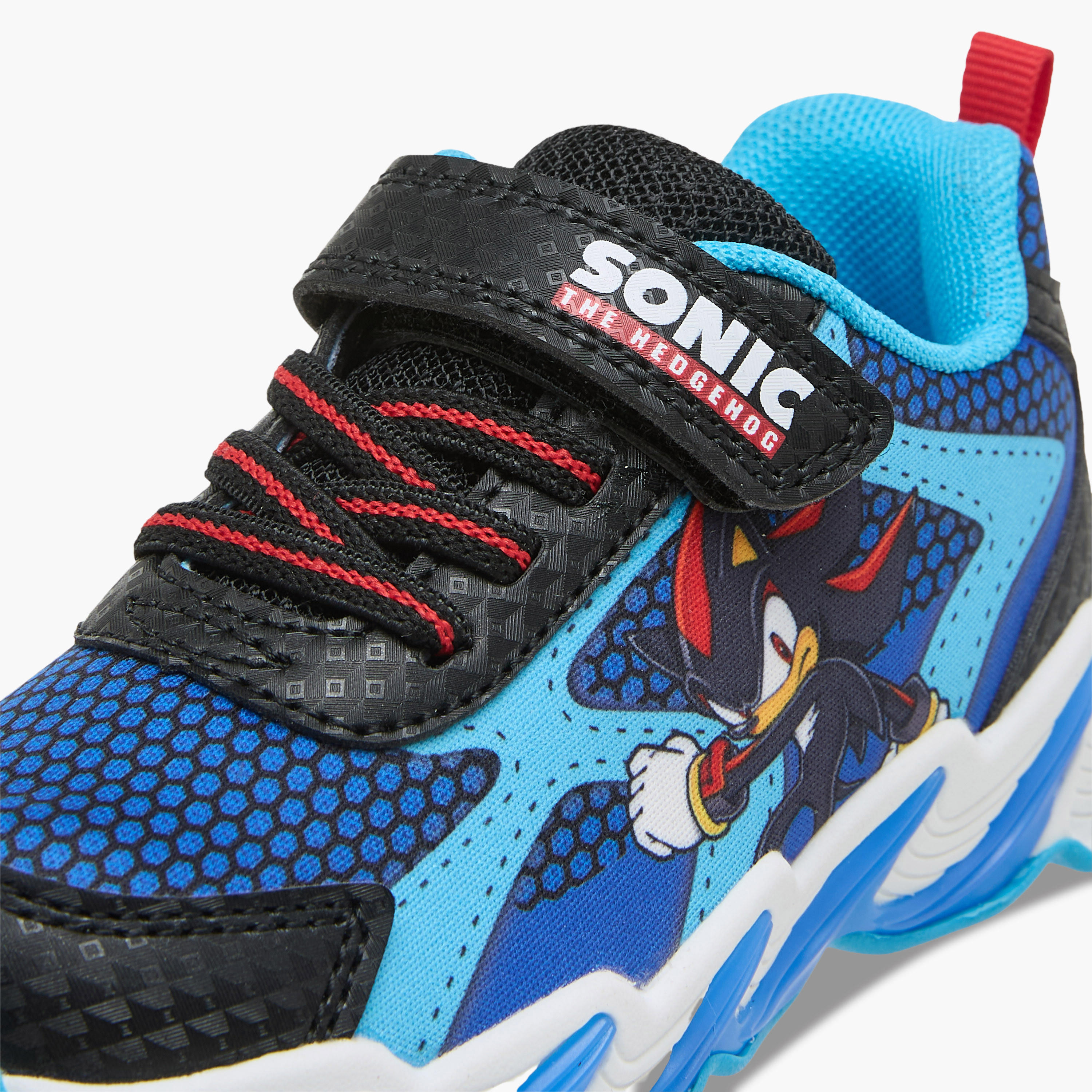 Sonic Boys Light-Up Hook & Loop Sneakers-boys-shoes-sneakers-image-4