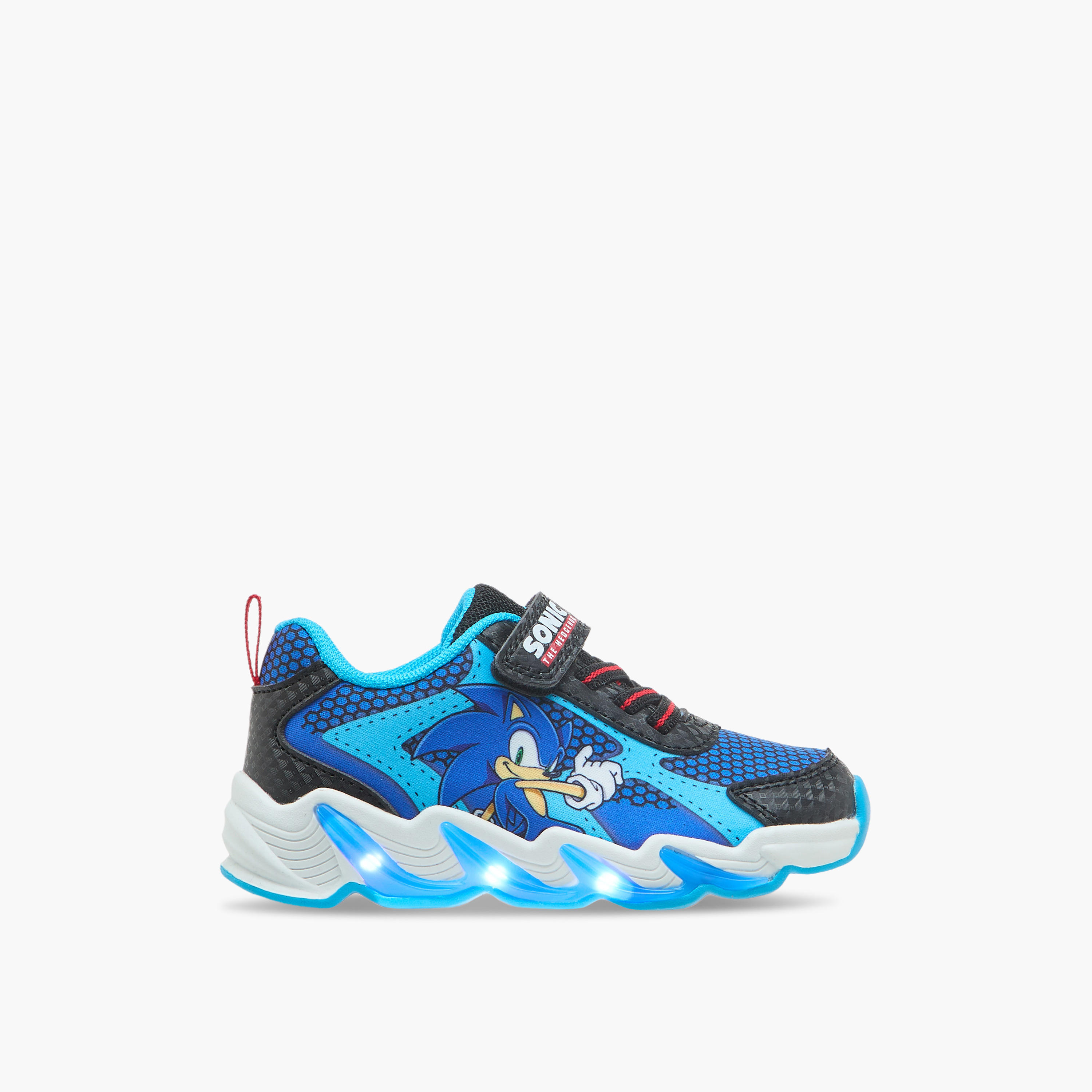 Sonic Boys Light-Up Hook & Loop Sneakers-boys-shoes-sneakers-image-6