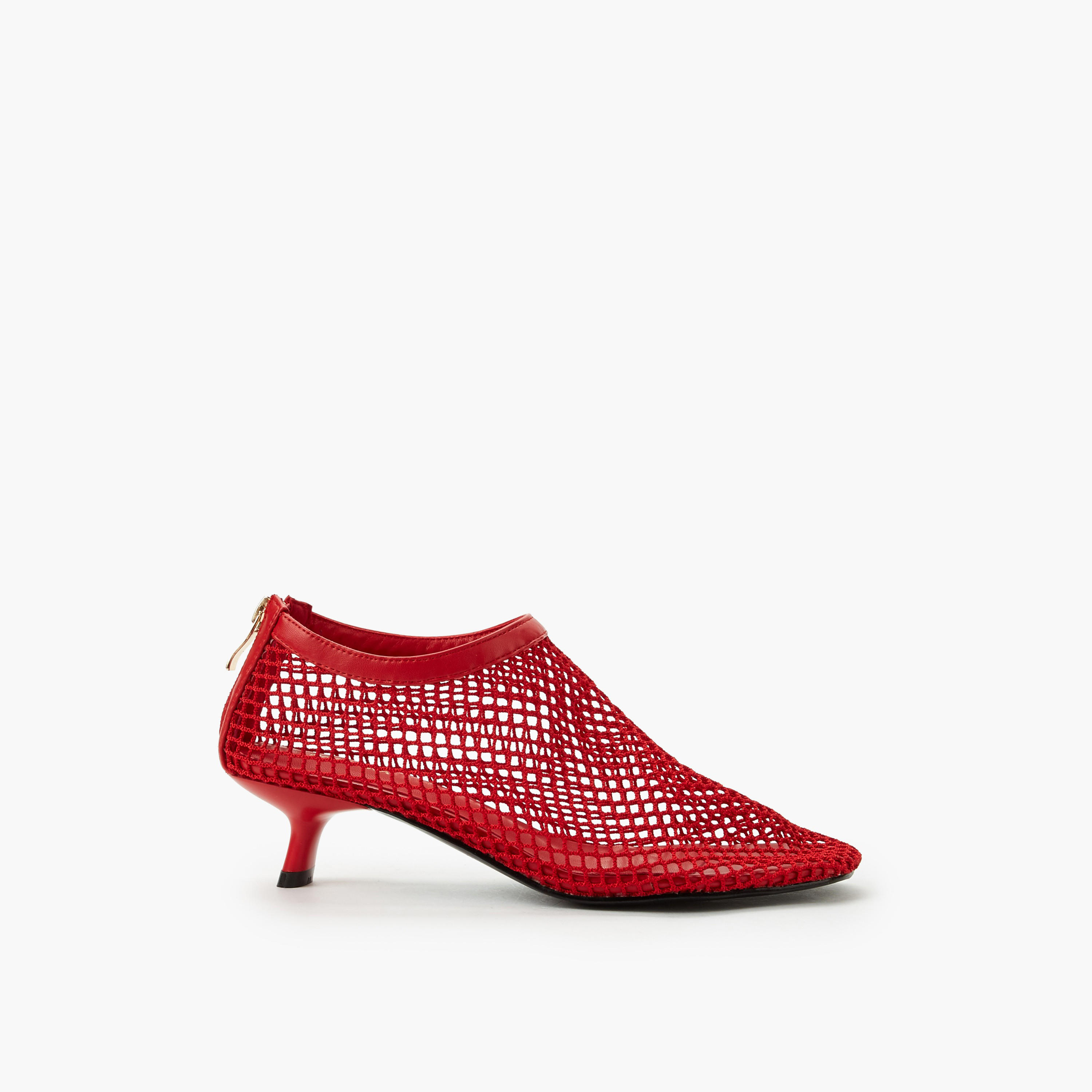 Haadana Women Mesh Kitten Heels-women-shoes-sandals-heeled-image-3