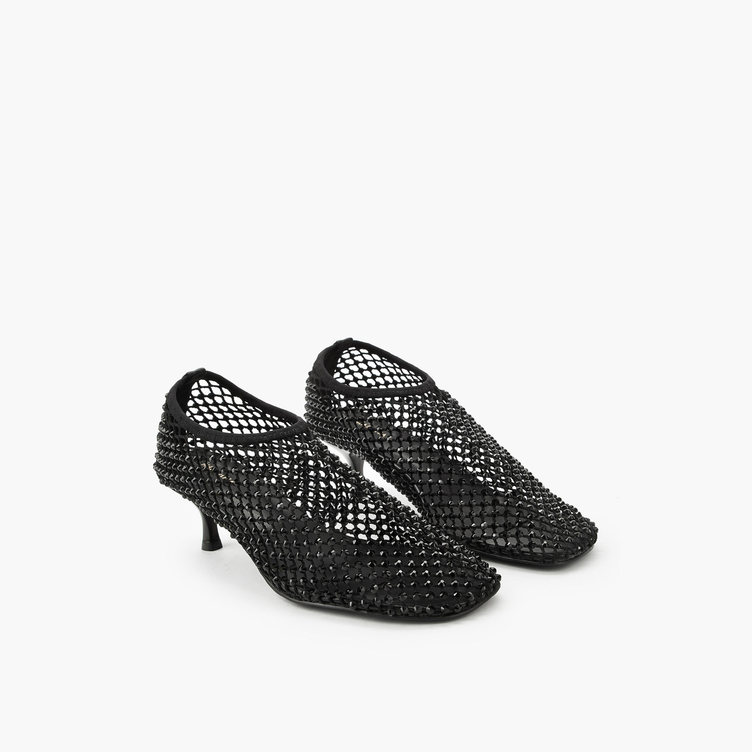 حذاء مزين بكعب صغير للنساء من هادانا-women-shoes-heels-image-1