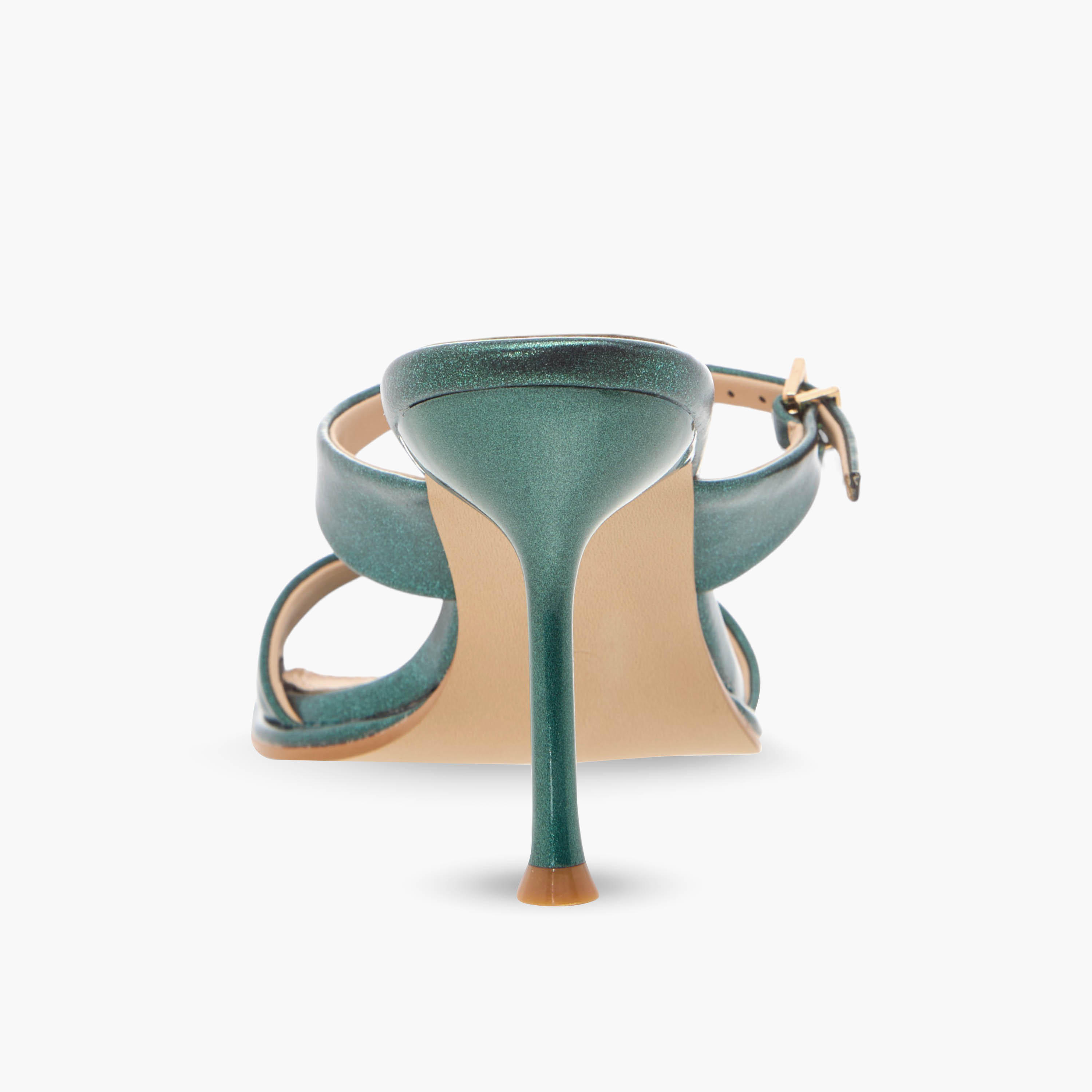 صندل ميتاليك بارز الملمس بكعب ستيليتو وإبزيم من فلورا بيلا-women-shoes-sandals-heeled-image-5