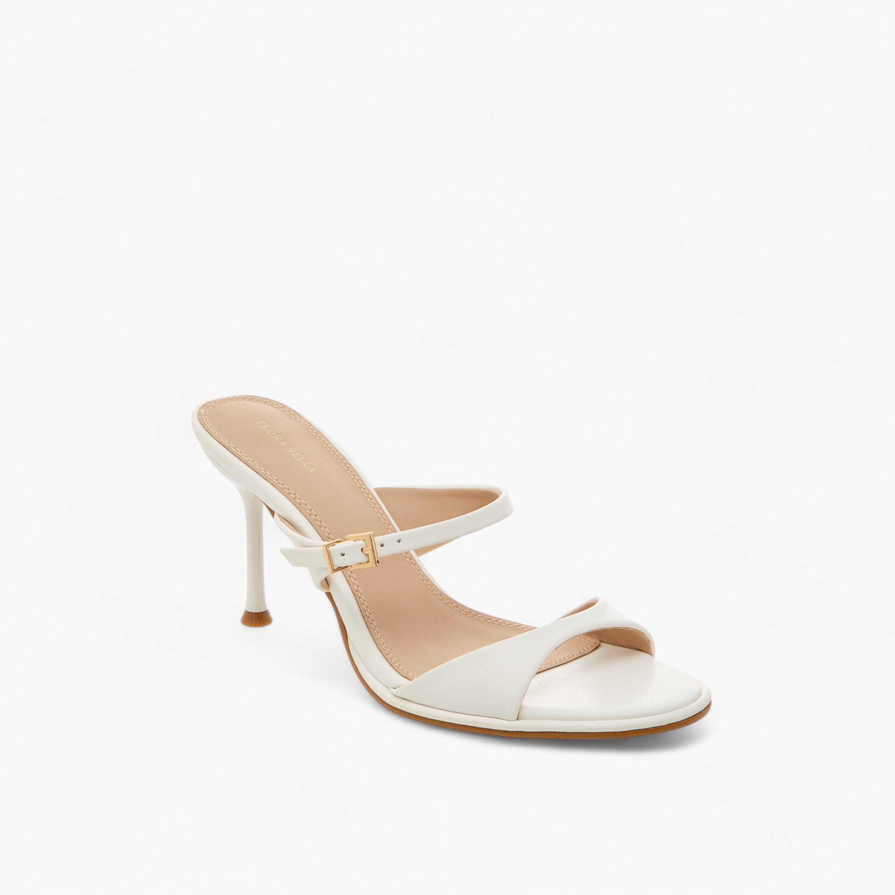 Flora Bella Solid Slip-On Sandals with Stiletto Heels and Buckle Detail-women-shoes-sandals-heeled-image-2