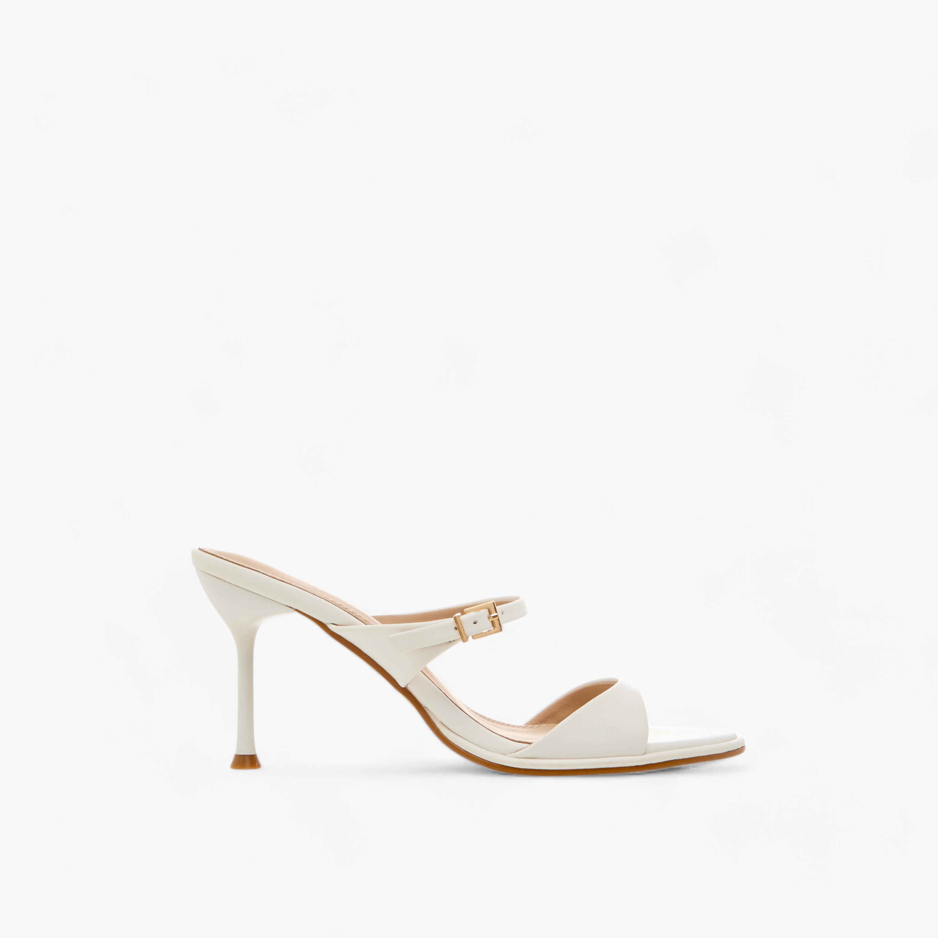 Flora Bella Solid Slip-On Sandals with Stiletto Heels and Buckle Detail-women-shoes-sandals-heeled-image-3