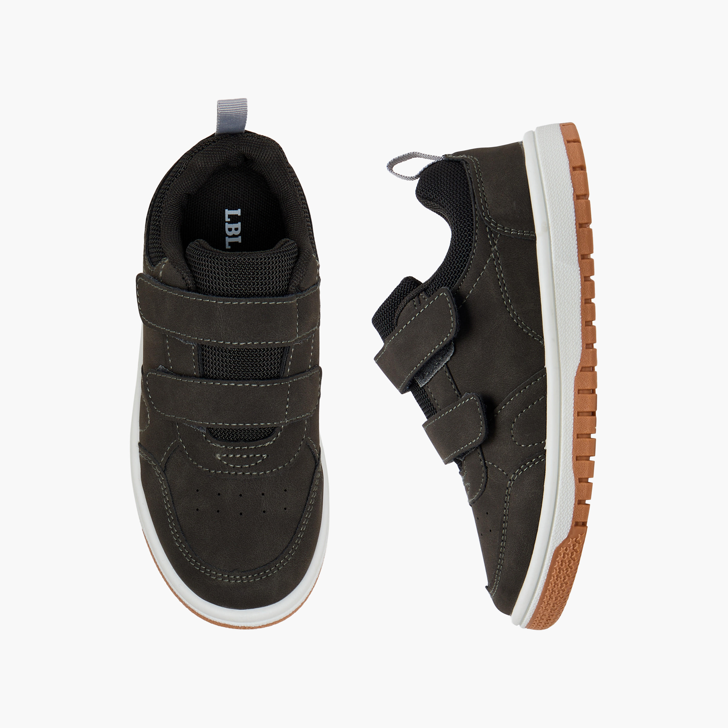 LBL by Shoexpress Boys Hook & Loop Ankle Sneakers-boys-shoes-sneakers-image-1