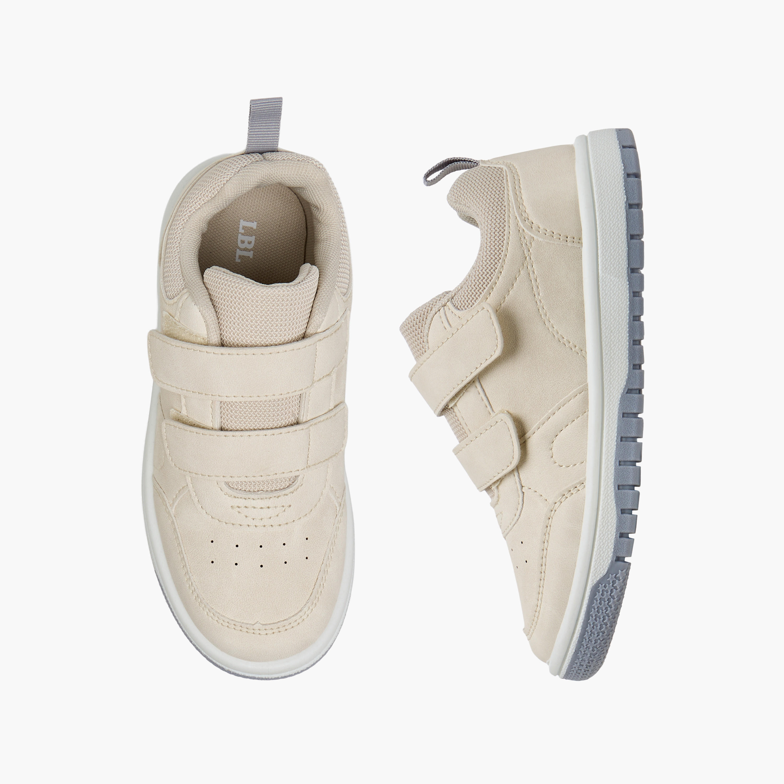 حذاء سنيكرز للكاحل بشريط إغلاق لاصق للأولاد من إل بي إل من شو إكسبريس-boys-shoes-sneakers-image-1