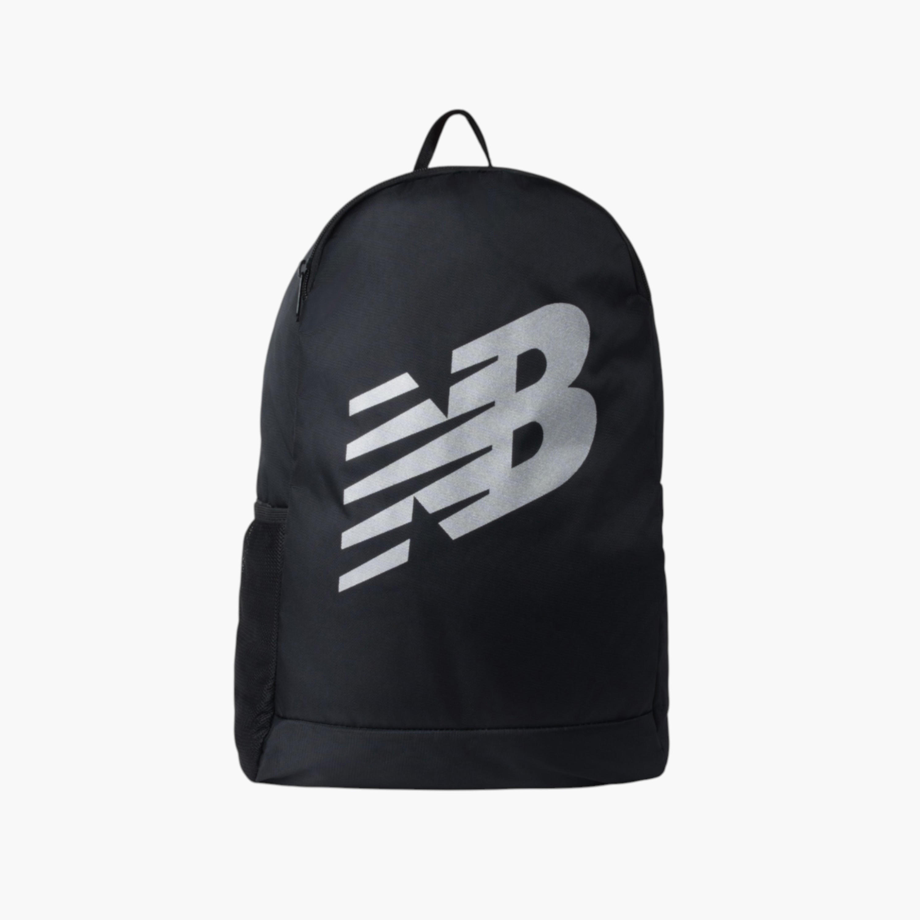 New Balance Logo Print School Backpack with Adjustable Shoulder Straps - 14x31x45 cm-school-bagsandbackpacks-backpacks-image-1