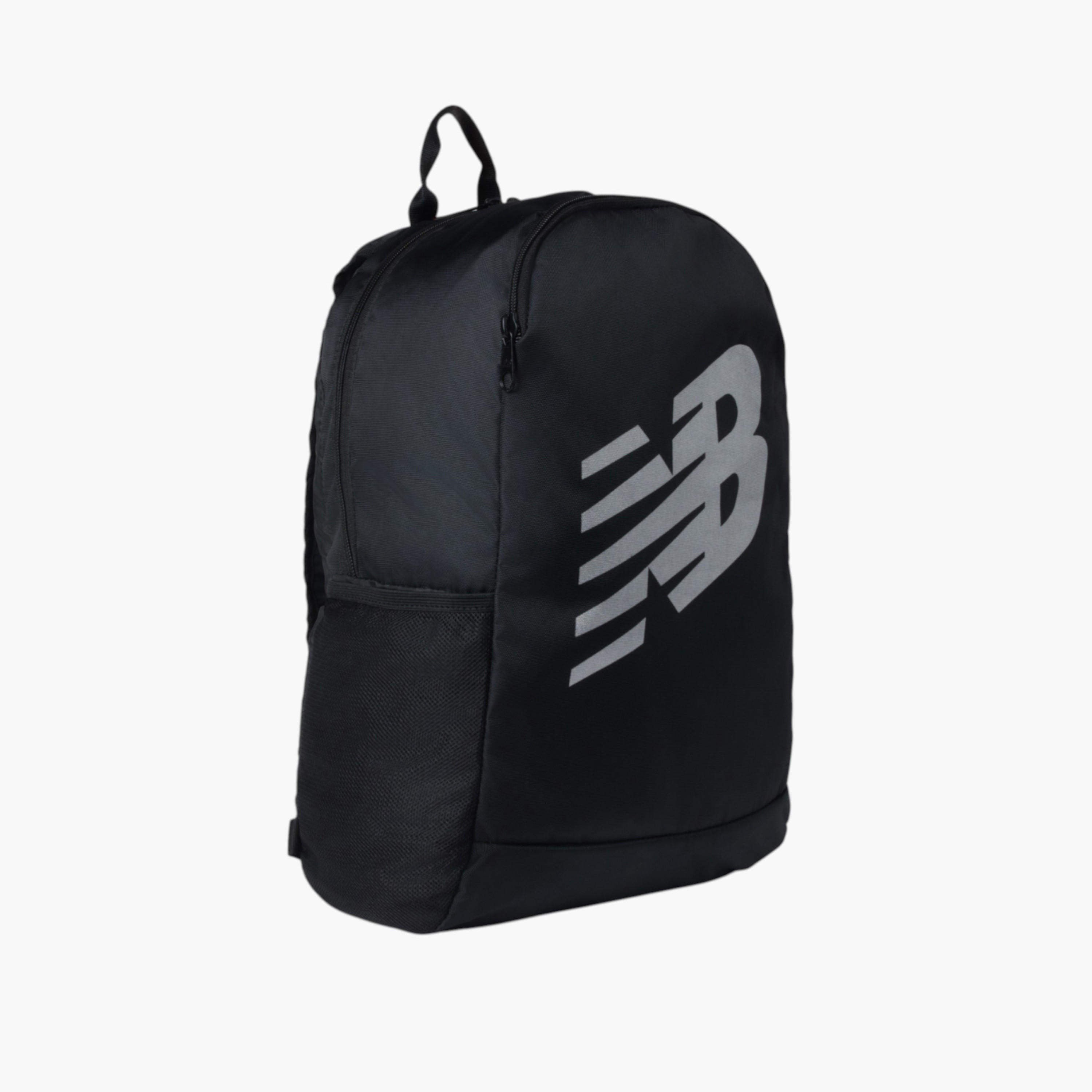 New Balance Logo Print School Backpack with Adjustable Shoulder Straps - 14x31x45 cm-school-bagsandbackpacks-backpacks-image-2