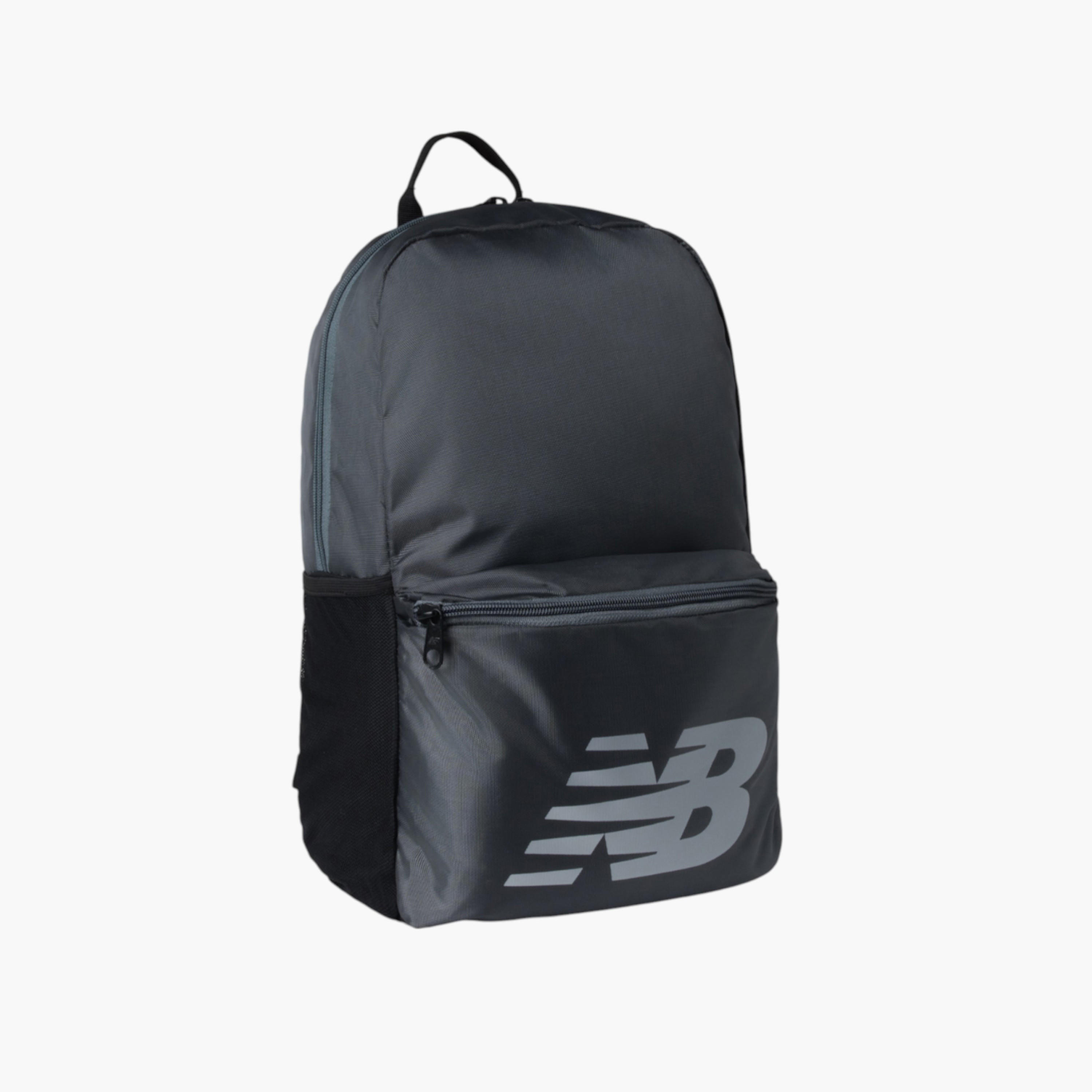 New Balance Logo Print School Backpack with Adjustable Shoulder Straps - 14x31x45 cm-school-bagsandbackpacks-backpacks-image-2