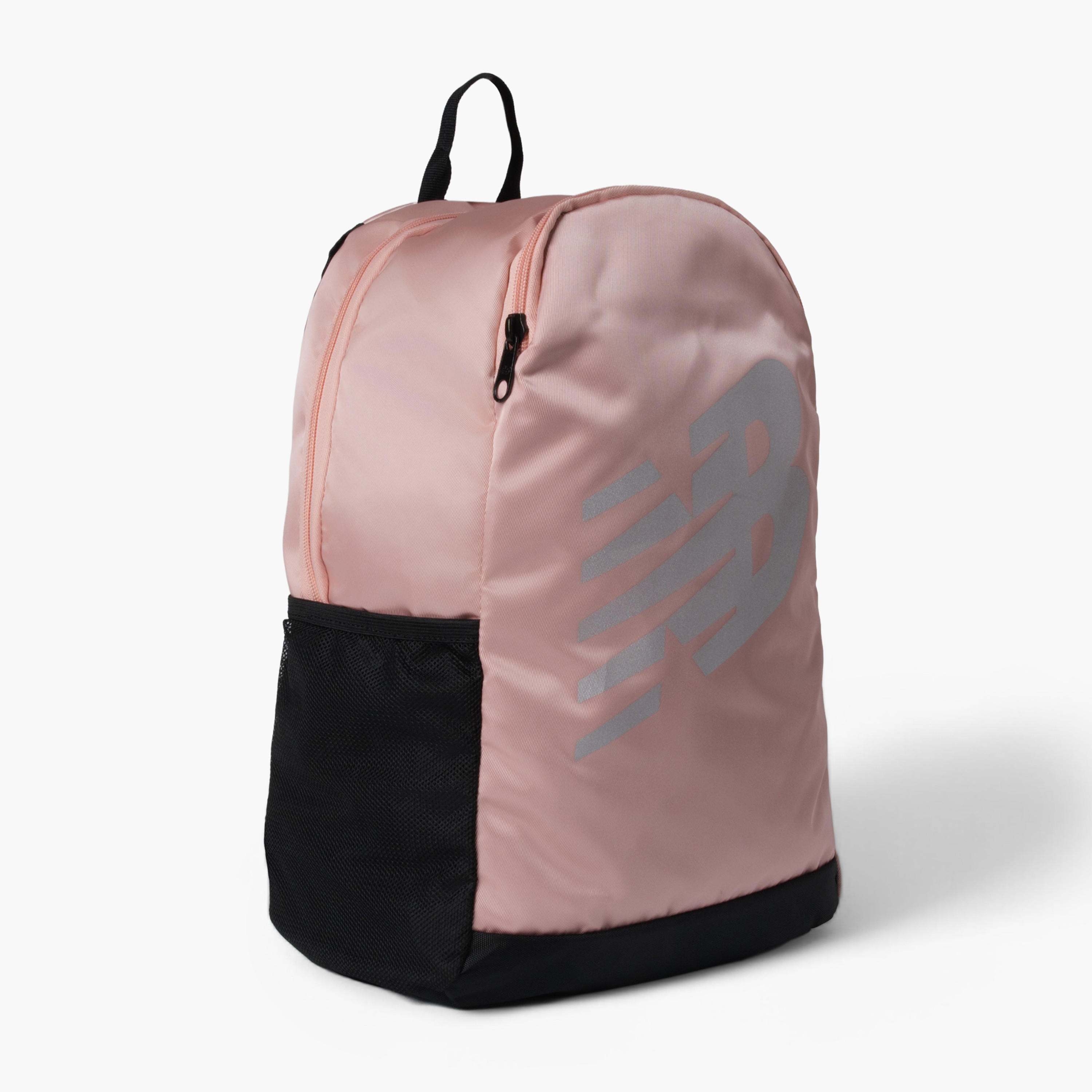 New Balance Logo Print School Backpack with Adjustable Straps - 17x31x45 cm-school-bagsandbackpacks-backpacks-image-2