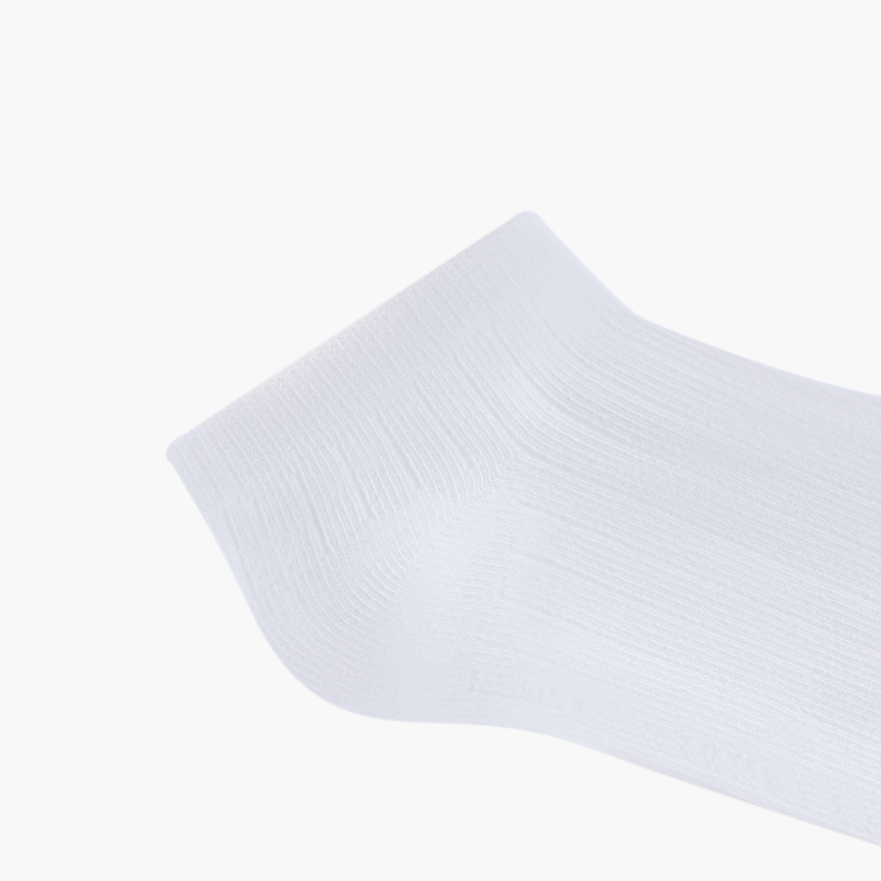 Juniors Ribbed Ankle Length Socks - Set of 5-girls-accessories-socks-image-3