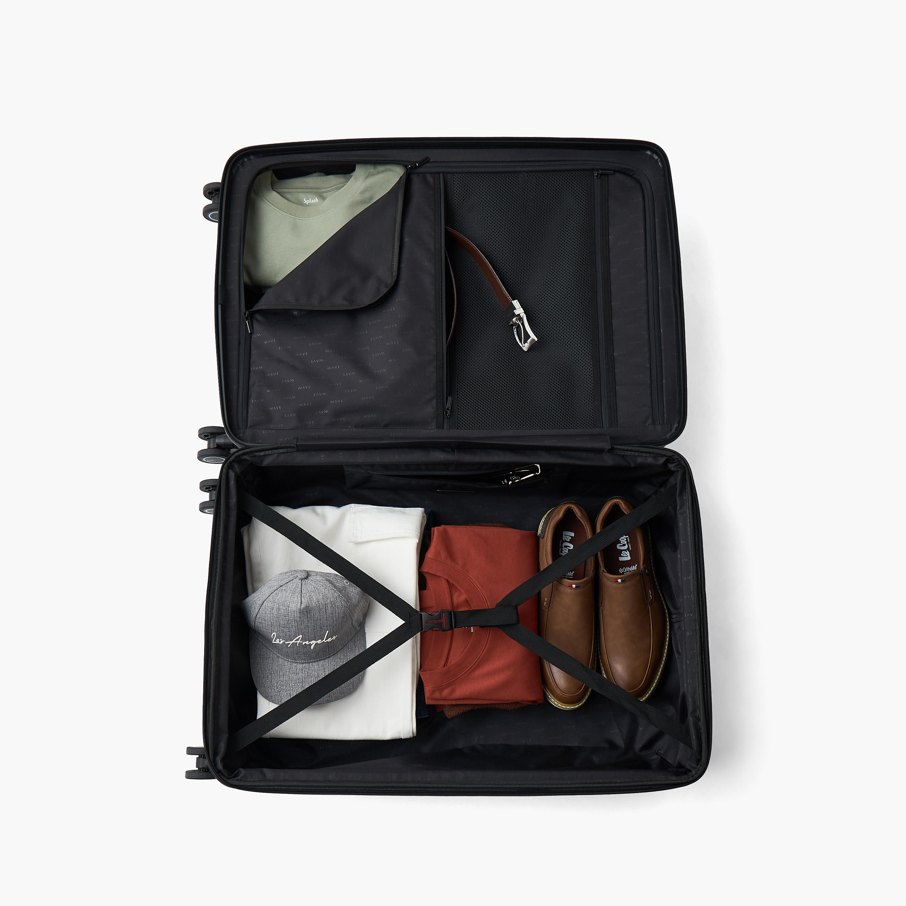 WAVE Textured Hardcase Trolley Bag with Retractable Handle - Set of 3-travel-luggagesandbags-luggage-image-12