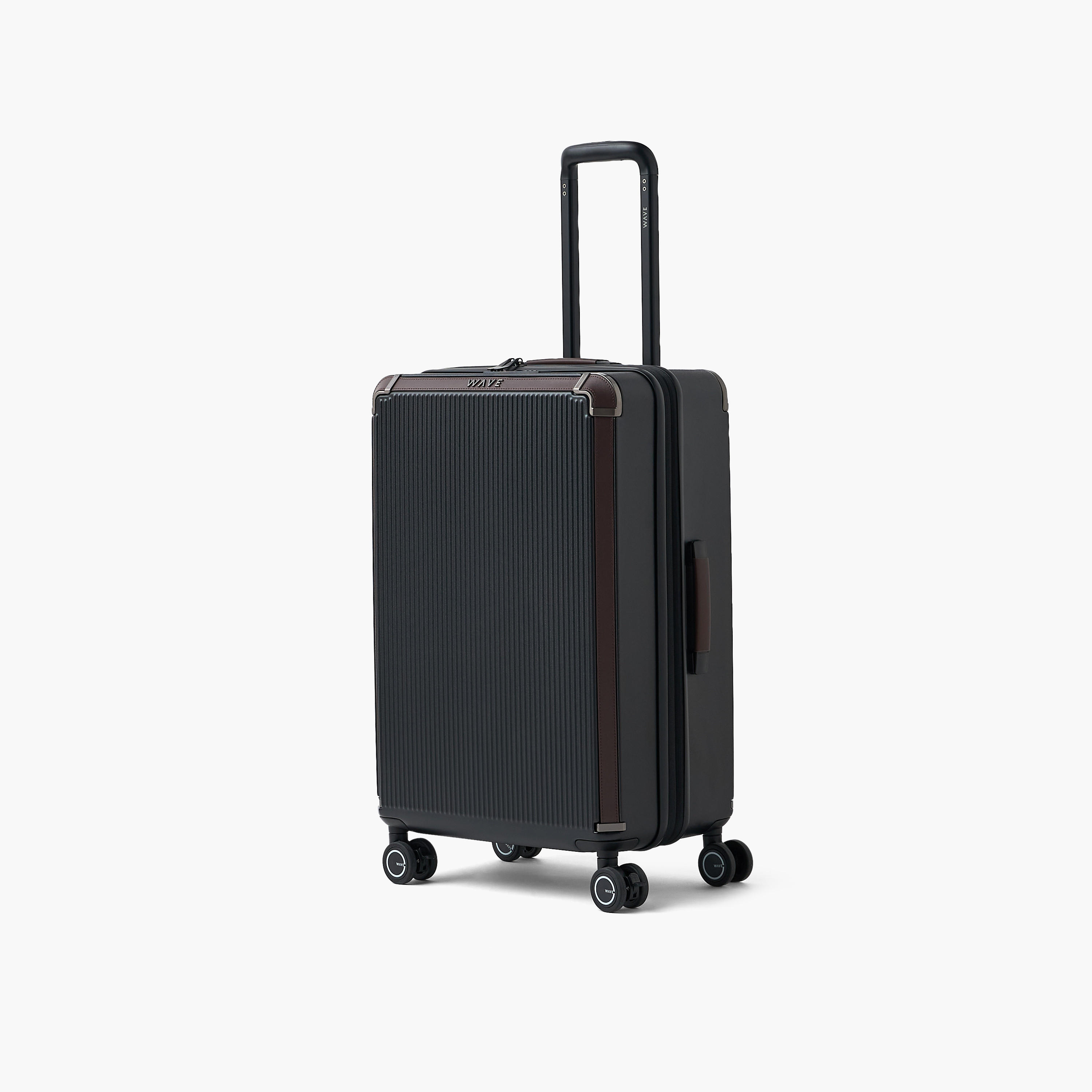 WAVE Textured Hardcase Trolley Bag with Retractable Handle - Set of 3-travel-luggagesandbags-luggage-image-3