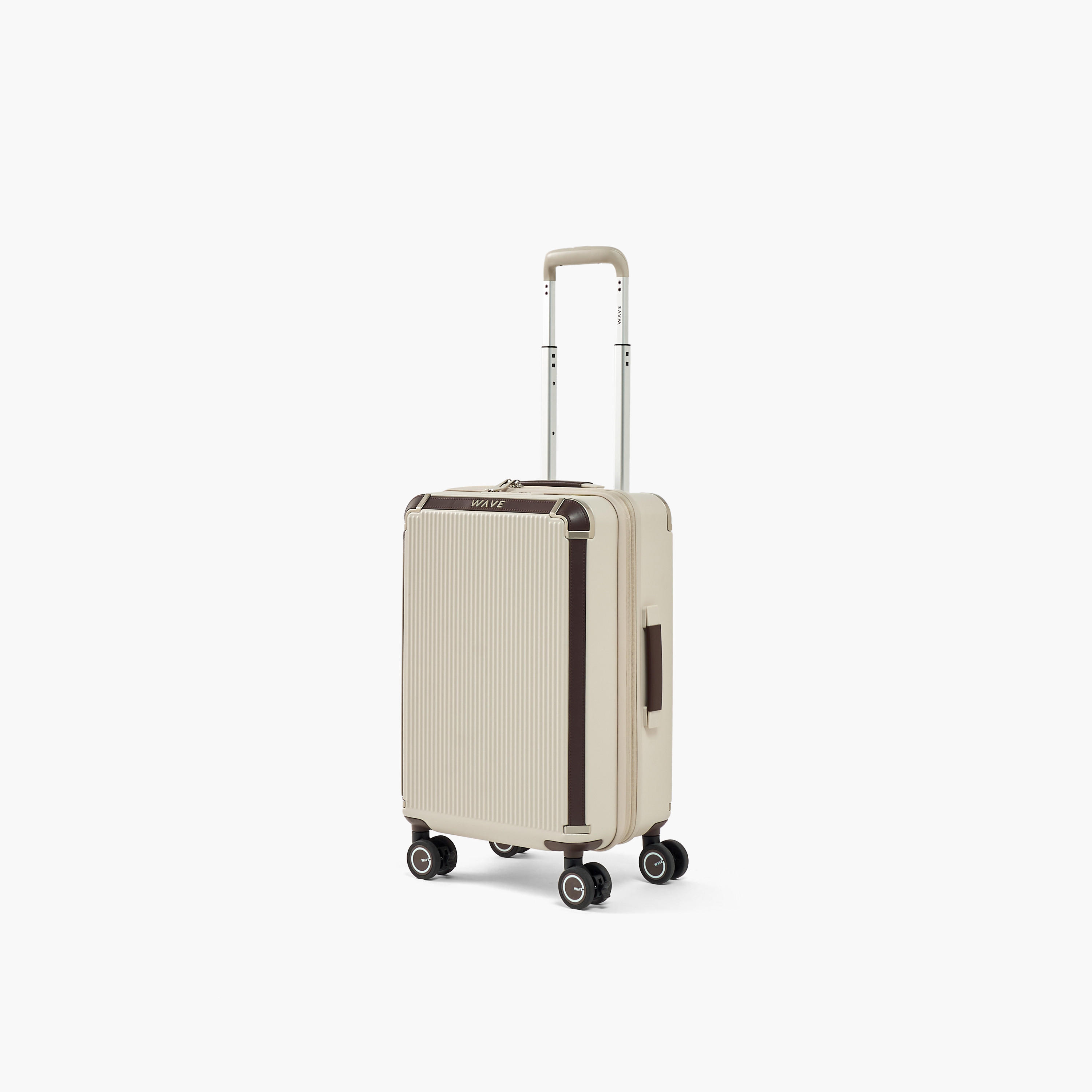 WAVE Textured Hardcase Trolley Bag with Retractable Handle - Set of 3-travel-luggagesandbags-luggage-image-2