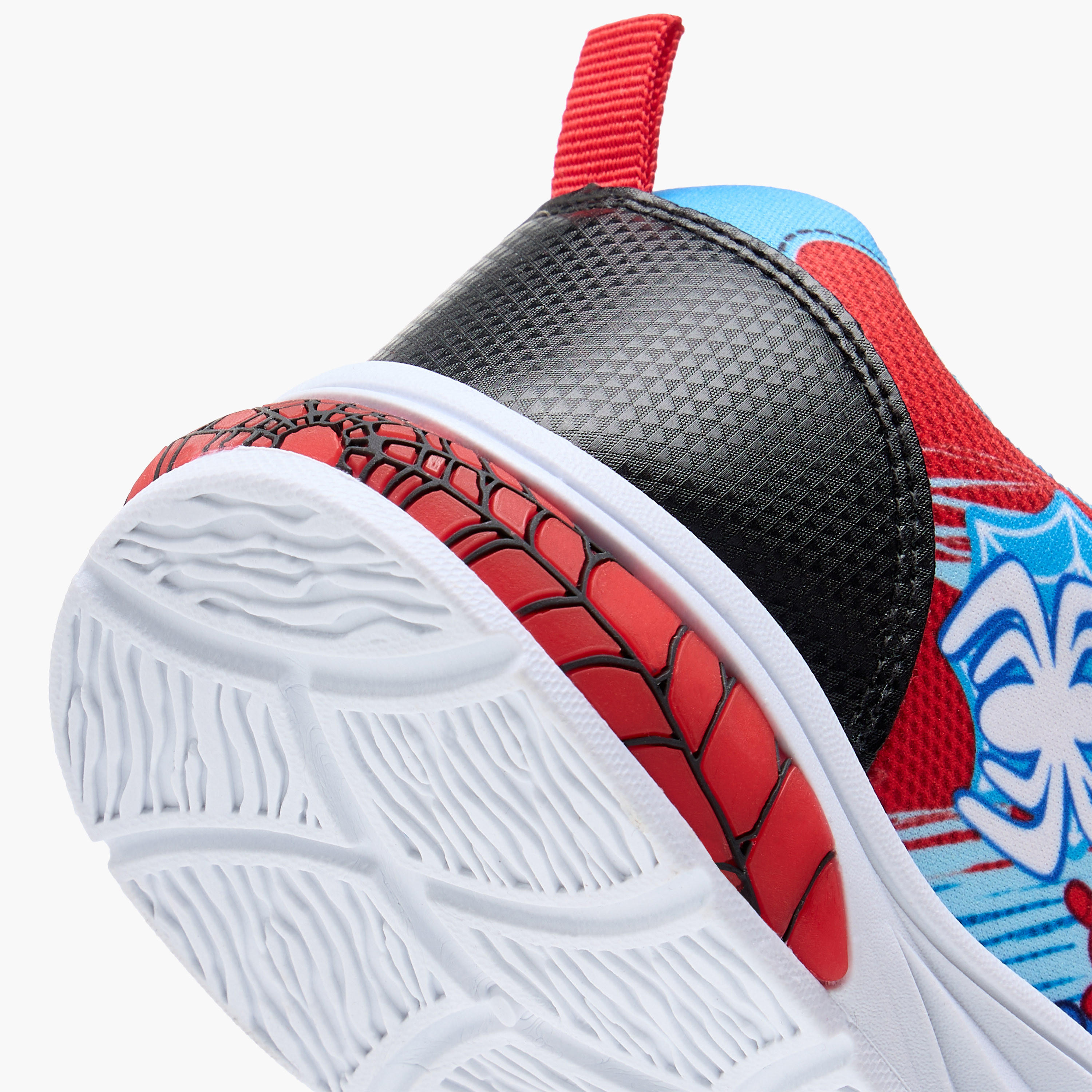 Spider-Man Print Sneakers with Hook and Loop Closure-boys-shoes-sneakers-image-5