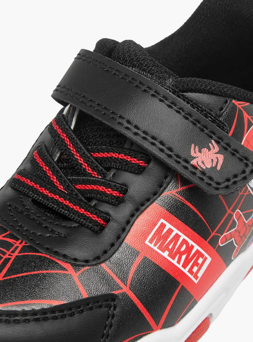 حذاء سنيكرز بشريط إغلاق لاصق وطبعات سبايدر مان للأولاد من مارفل-boys-shoes-sneakers-image-4