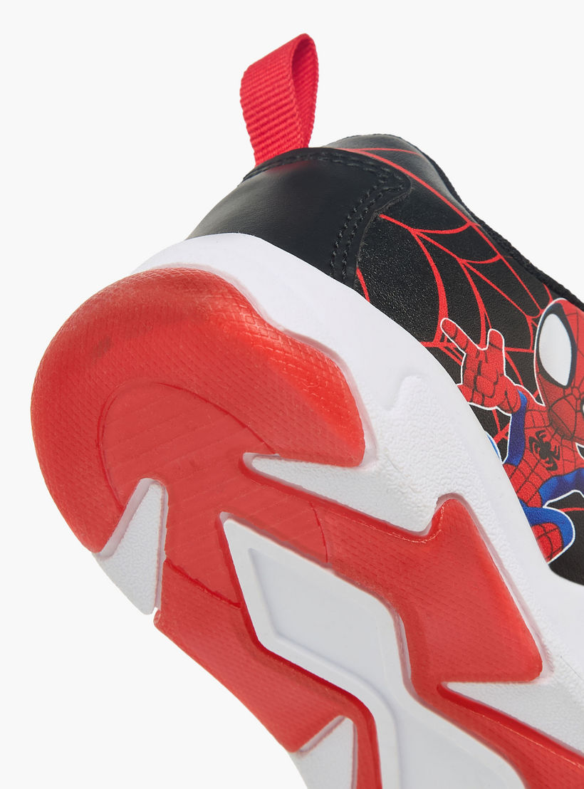 حذاء سنيكرز بشريط إغلاق لاصق وطبعات سبايدر مان للأولاد من مارفل-boys-shoes-sneakers-image-5