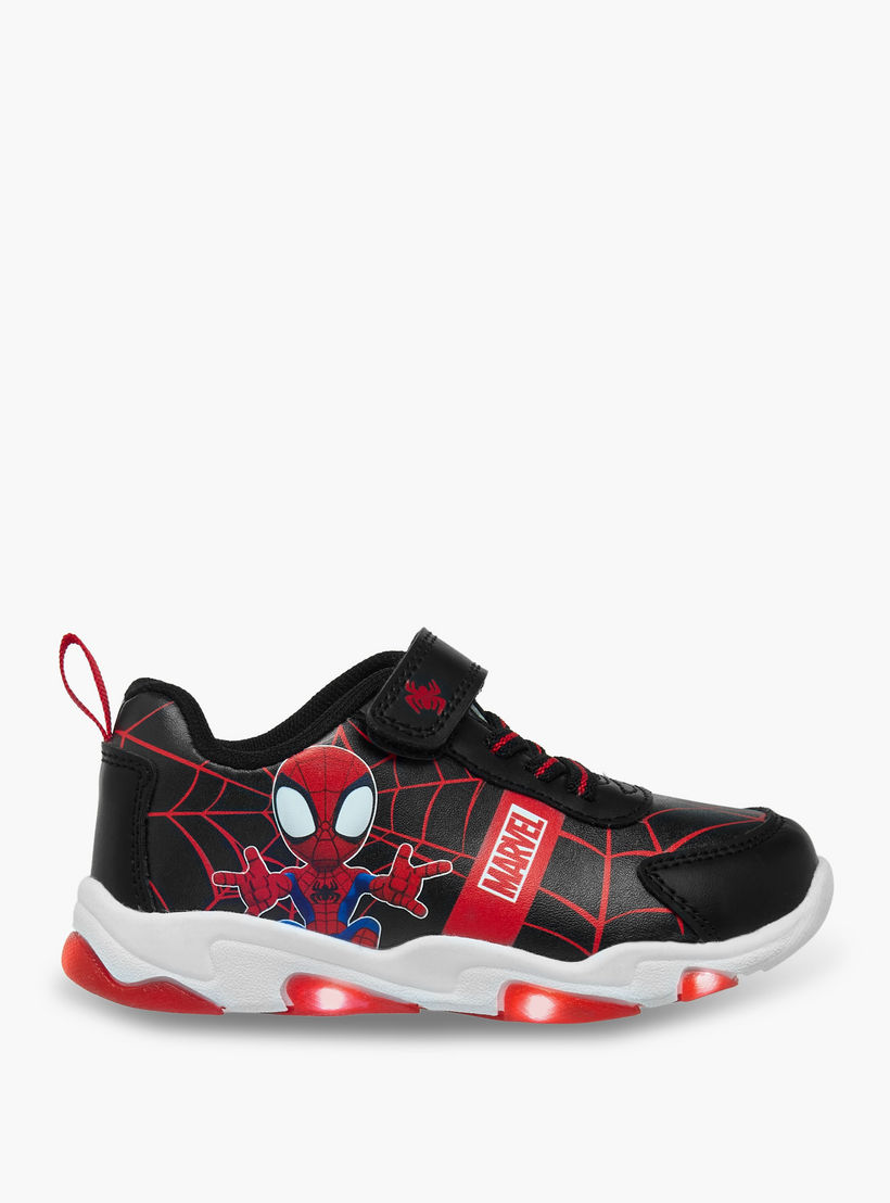 حذاء سنيكرز بشريط إغلاق لاصق وطبعات سبايدر مان للأولاد من مارفل-boys-shoes-sneakers-image-6