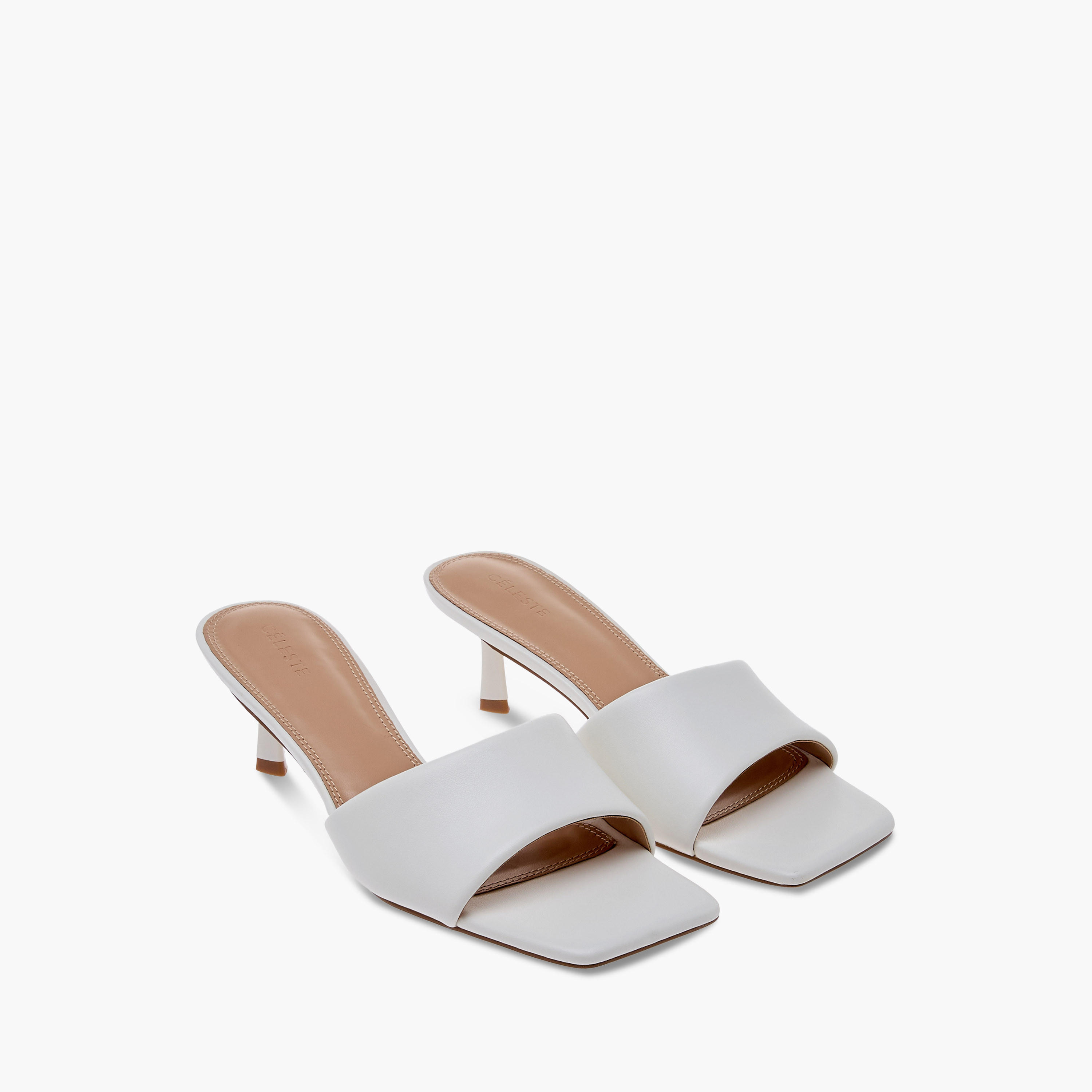 Celeste Women's Solid Slip-On Sandals with Stiletto Heels-women-shoes-sandals-heeled-image-1