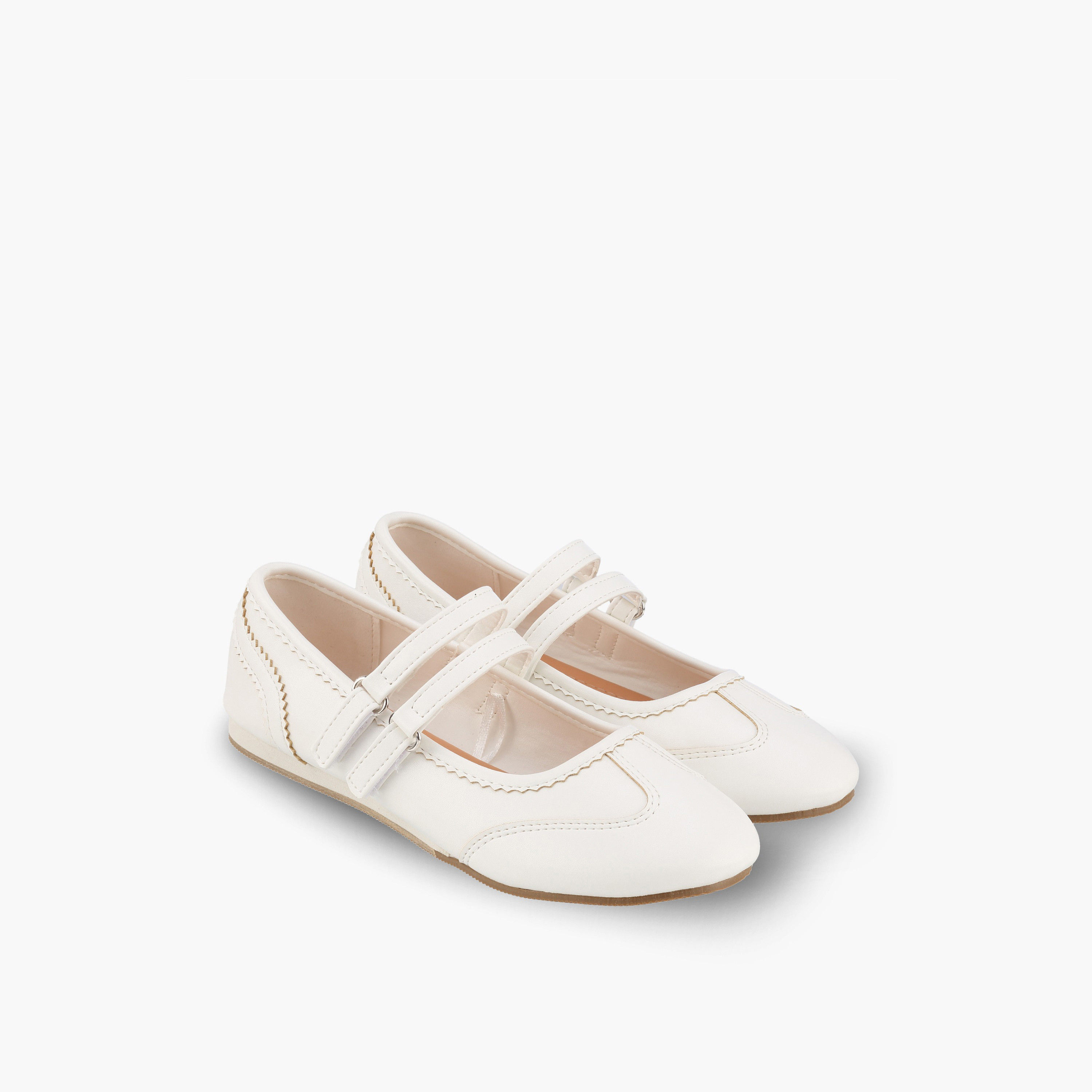 حذاء ماري جين بحزام مزدوج للبنات من فلورا بيلا-girls-shoes-maryjanes-image-1