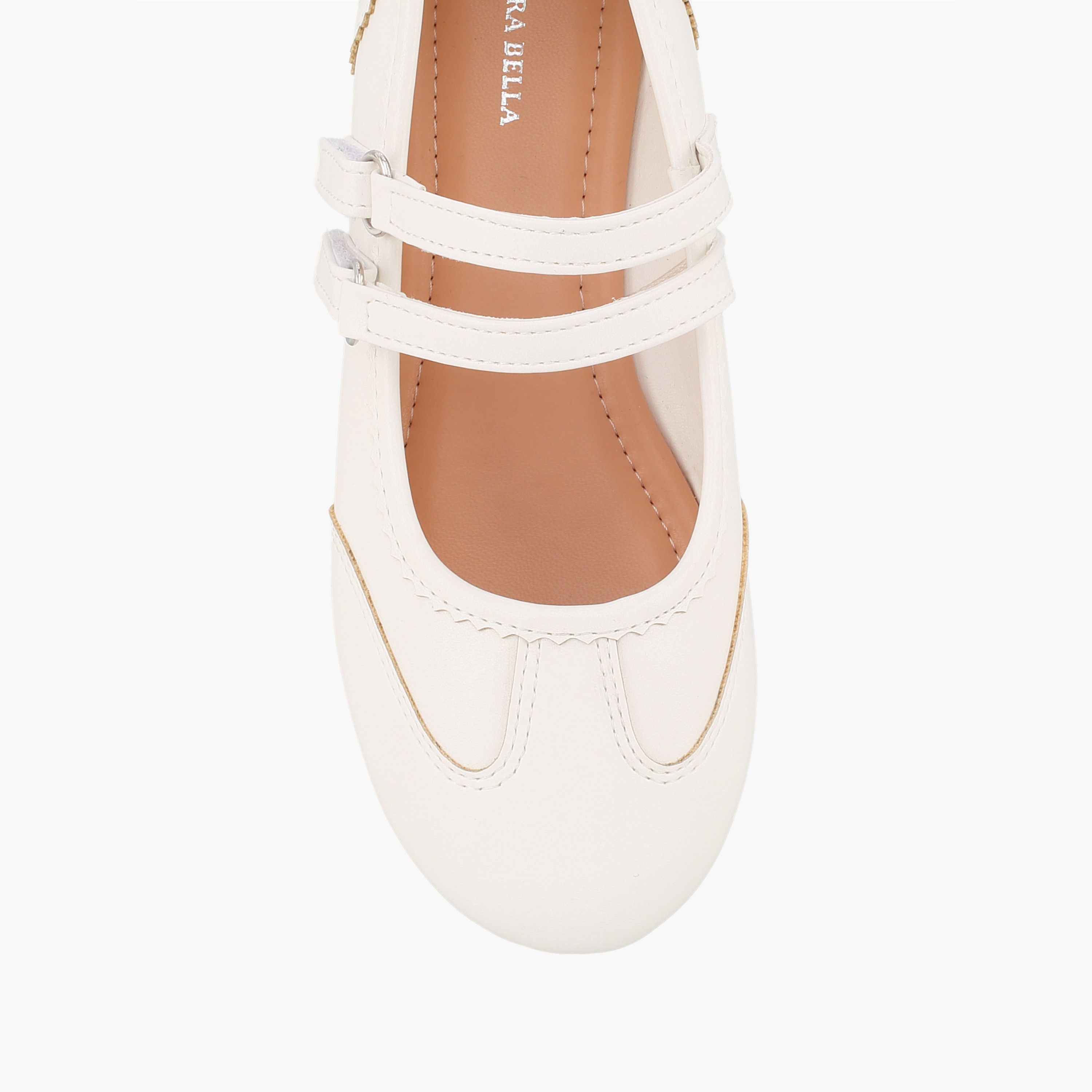 حذاء ماري جين بحزام مزدوج للبنات من فلورا بيلا-girls-shoes-maryjanes-image-4
