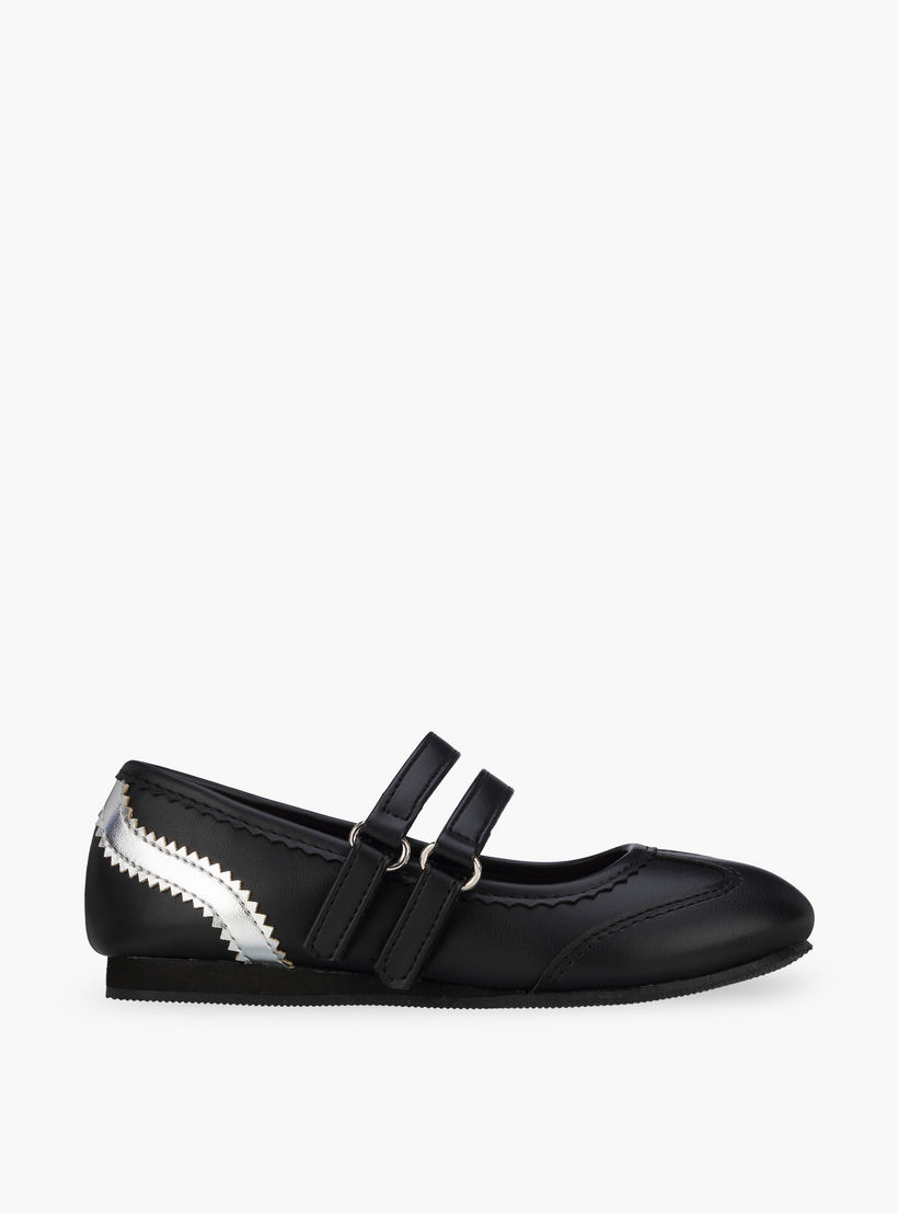 حذاء ماري جين بشريط إغلاق لاصق للبنات من فلورا بيلا-girls-shoes-maryjanes-image-3