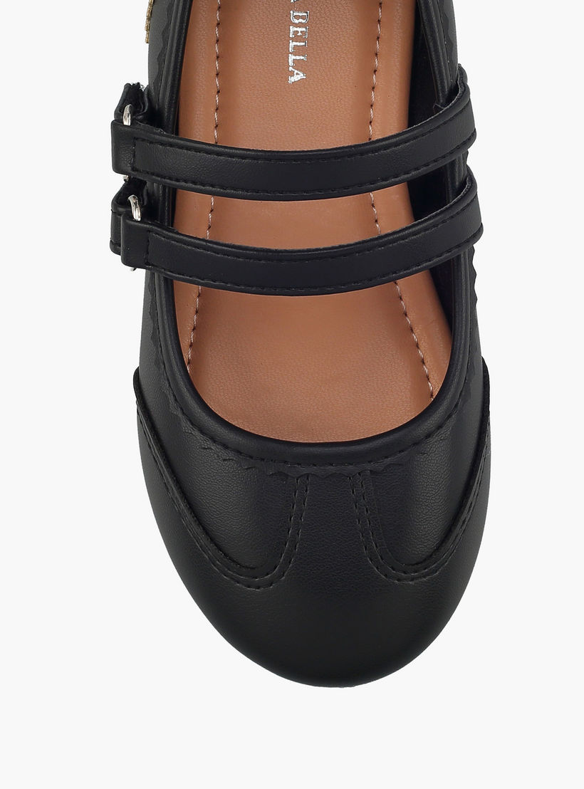 حذاء ماري جين بشريط إغلاق لاصق للبنات من فلورا بيلا-girls-shoes-maryjanes-image-4