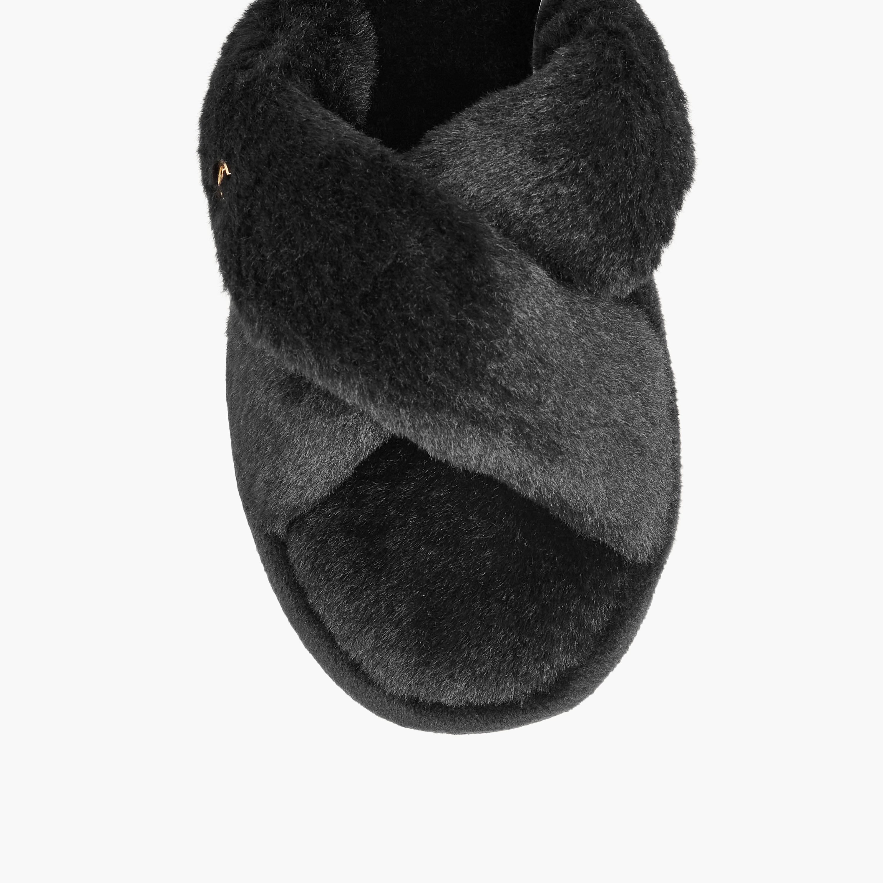 Le Confort Textured Cross-Strap Bedroom Slippers-women-shoes-bedroomslippers-image-3