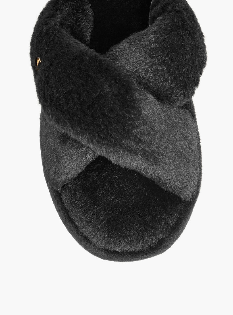 Le Confort Textured Cross-Strap Bedroom Slippers-women-shoes-bedroomslippers-image-3