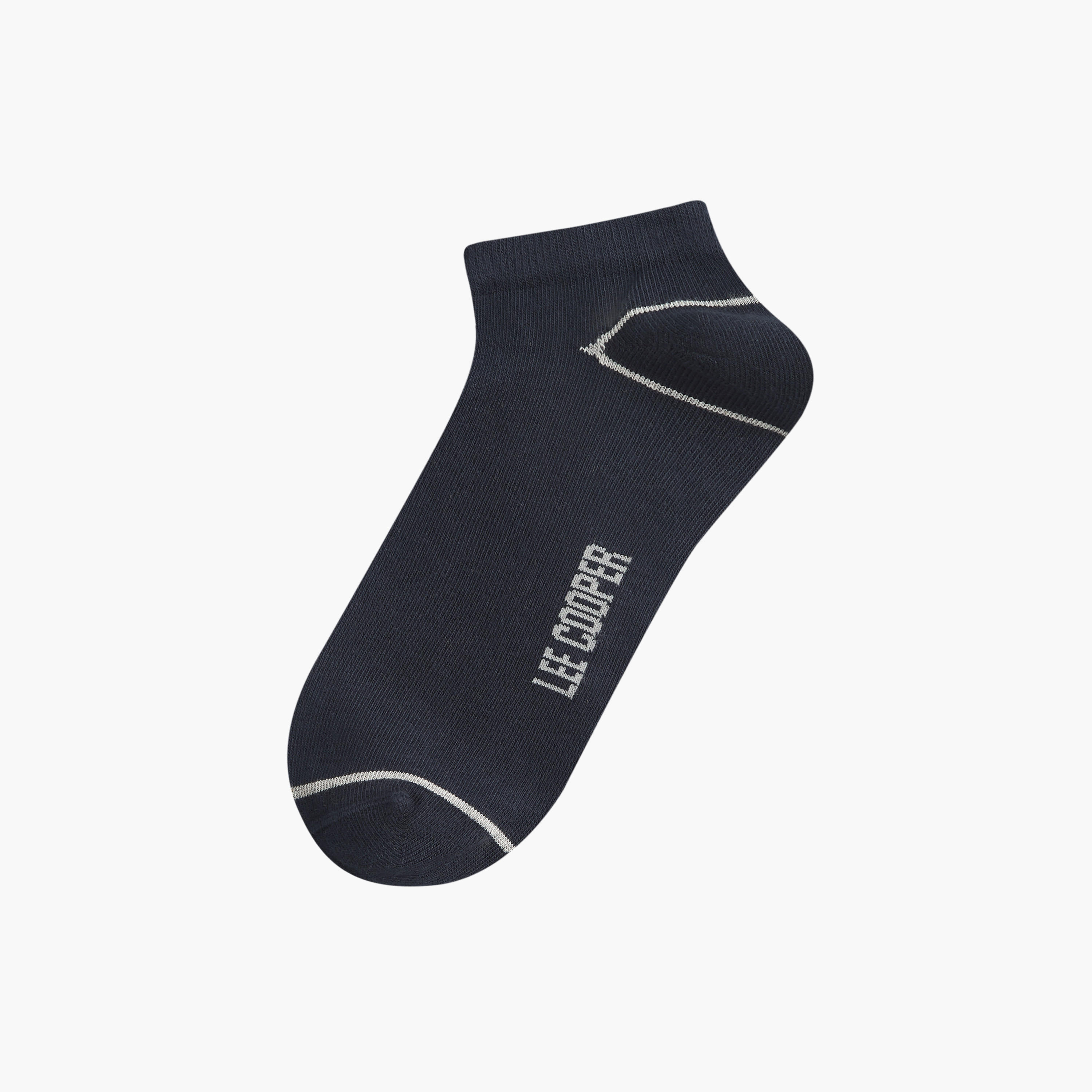 Lee Cooper Logo Detail Ankle Length Socks - Set of 5-women-socksandstockings-image-2