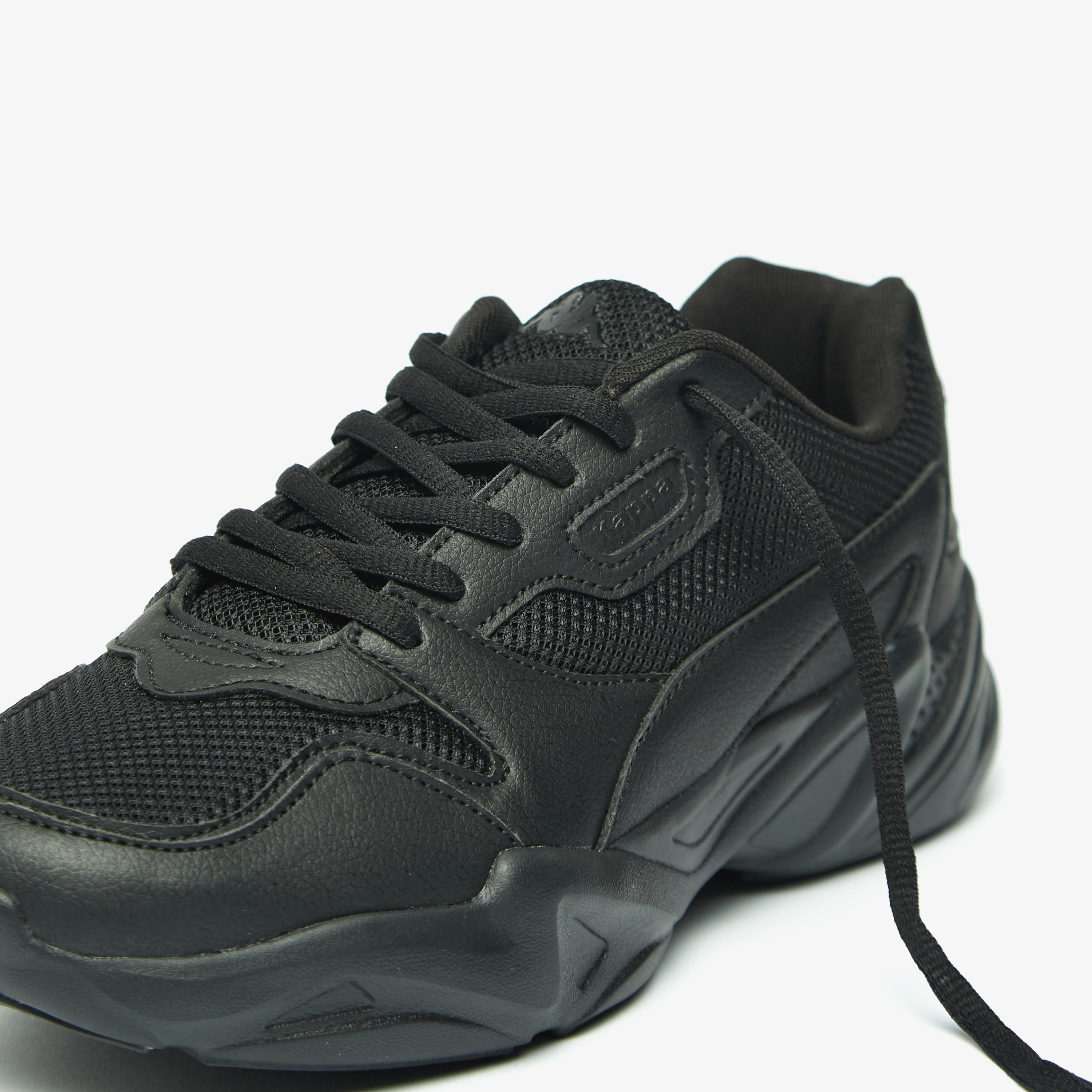 Kappa Women's Textured Lace-Up Sneakers-sports-women-shoes-image-6
