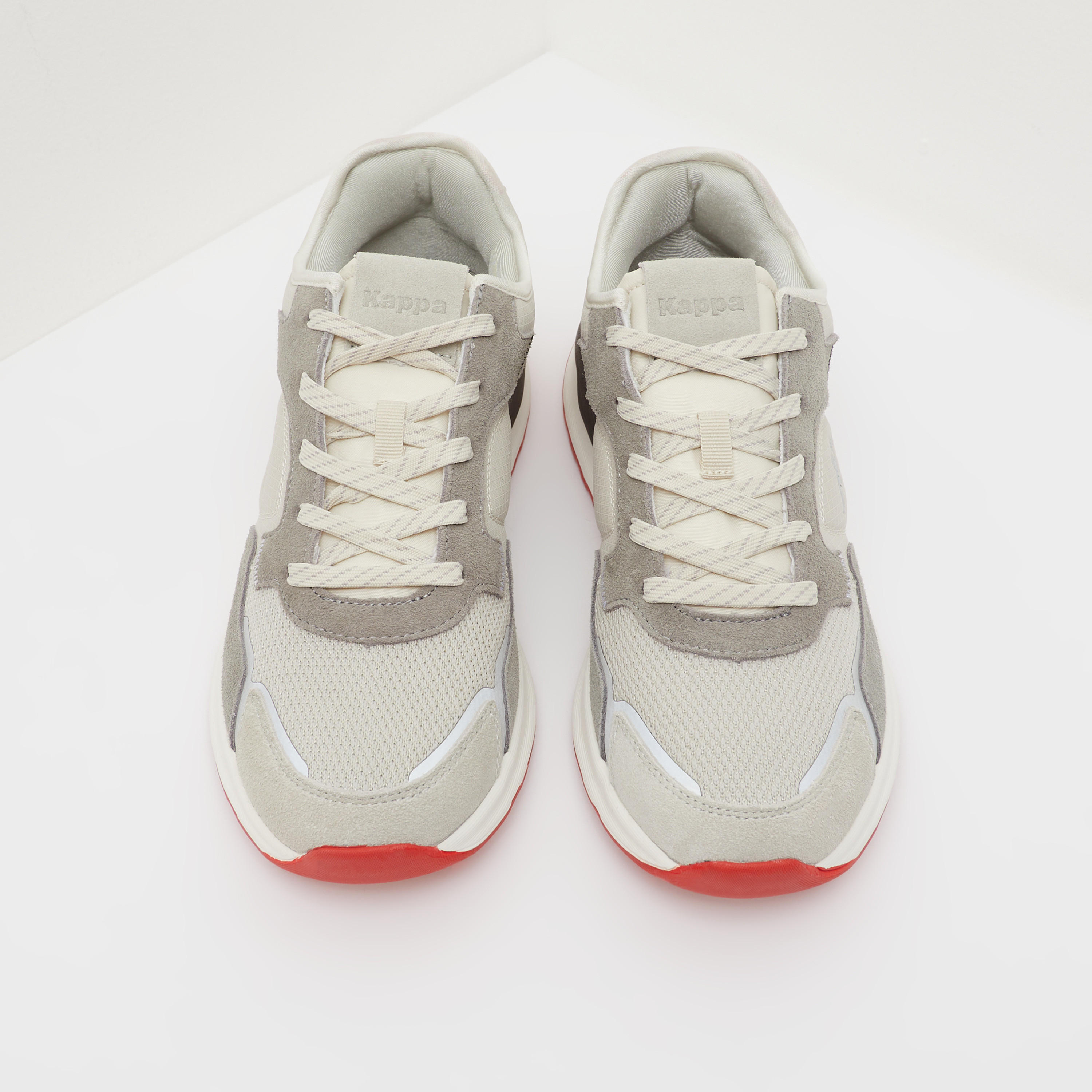 Kappa Panelled Walking Shoes with Lace-Up Closure-sports-men-shoes-image-2