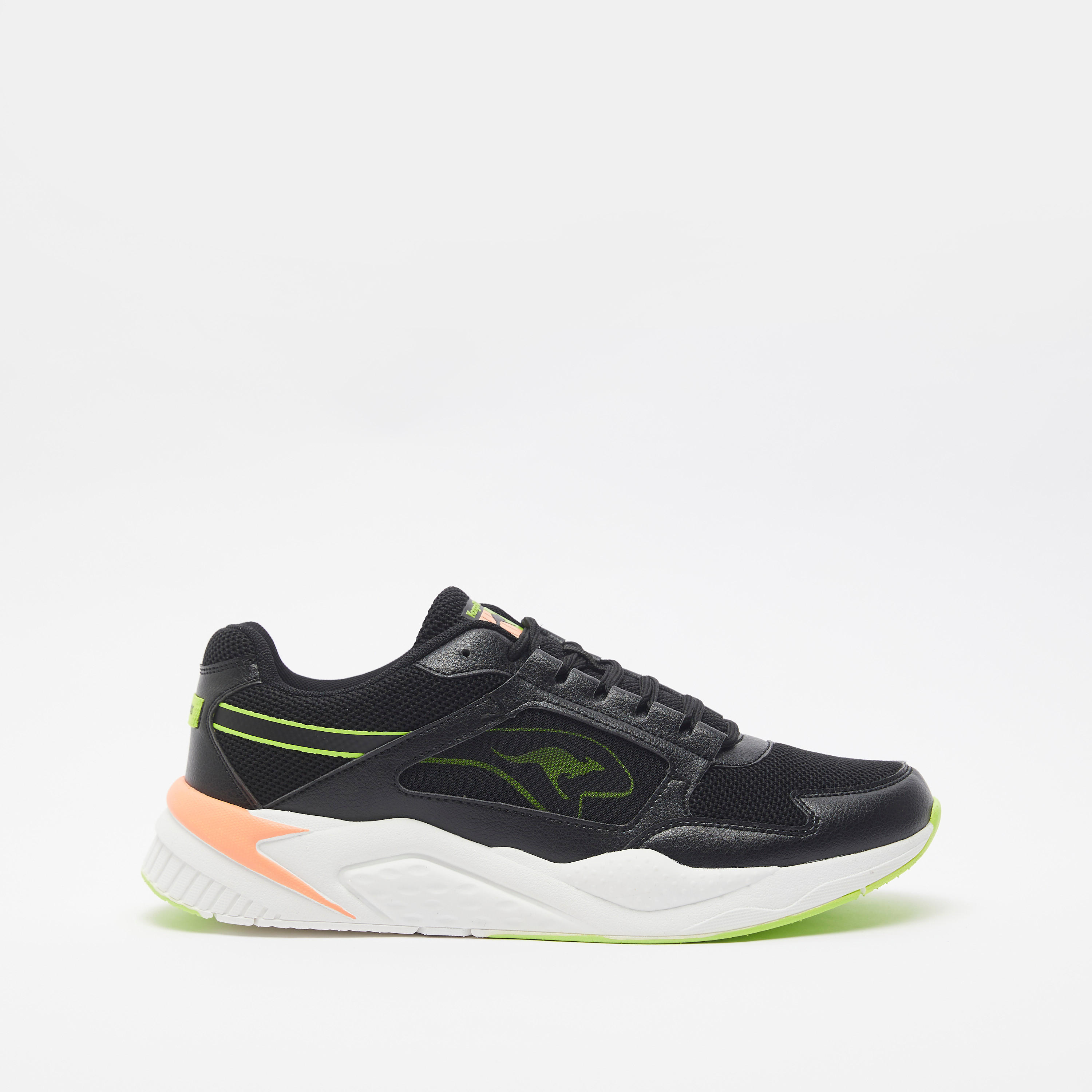 حذاء سنيكرز برباط إغلاق بارز الملمس للرجال من كانجاروز-sports-men-shoes-image-1