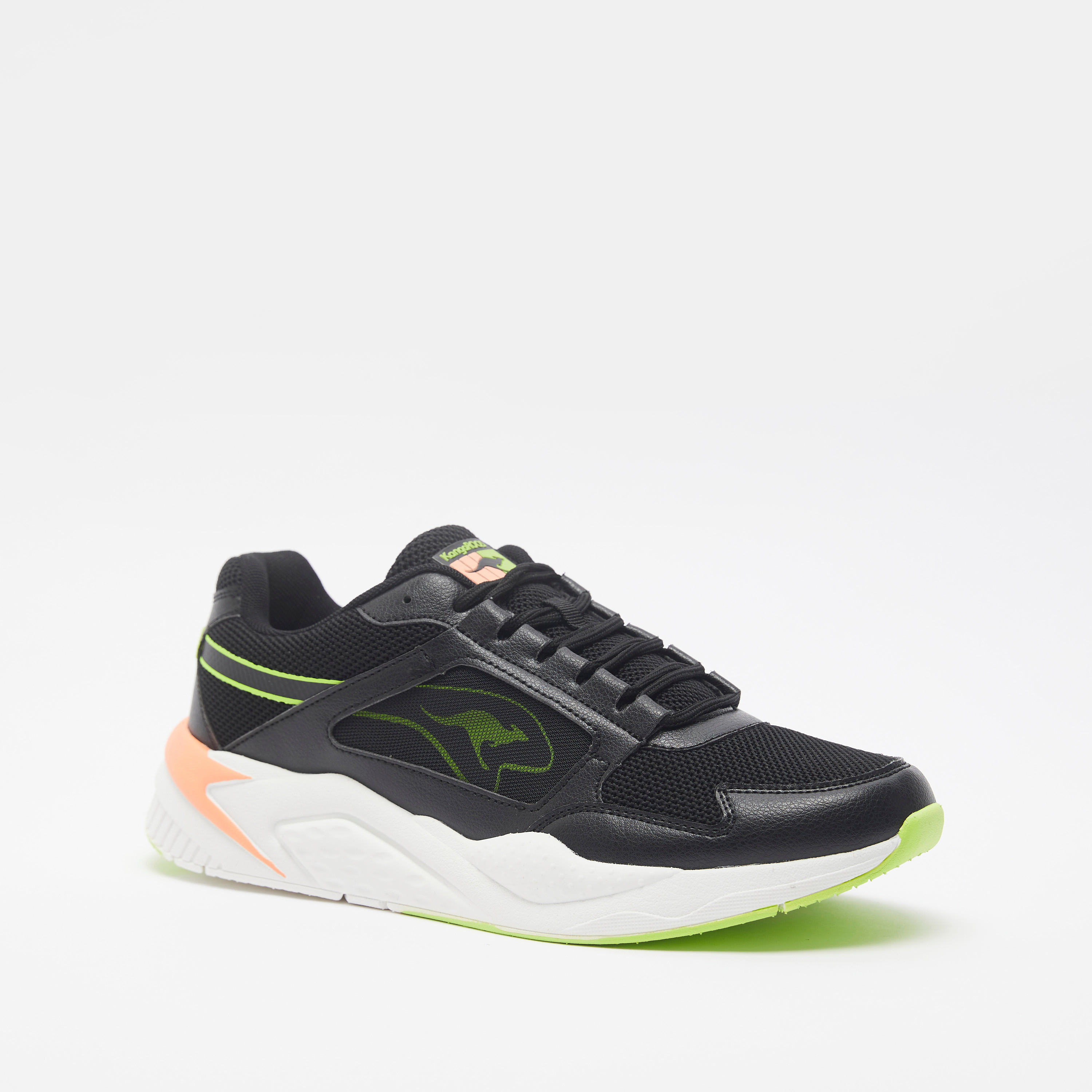 حذاء سنيكرز برباط إغلاق بارز الملمس للرجال من كانجاروز-sports-men-shoes-image-2